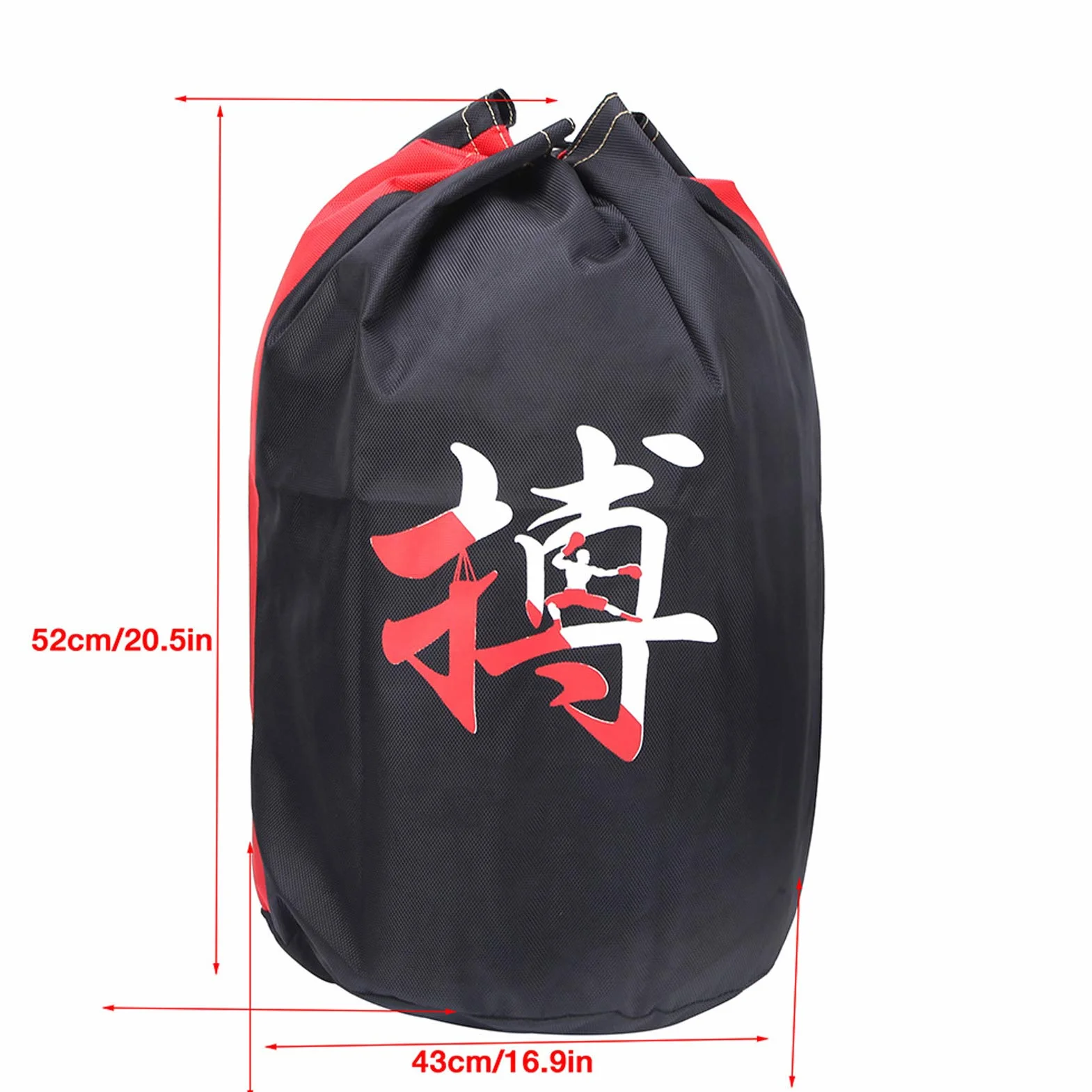Bolsa De Taekwondo 20.5x16.9 Pulgadas Lona Deportiva Mochila Almacenamiento Gimnasio para Taekwondo Boxeo