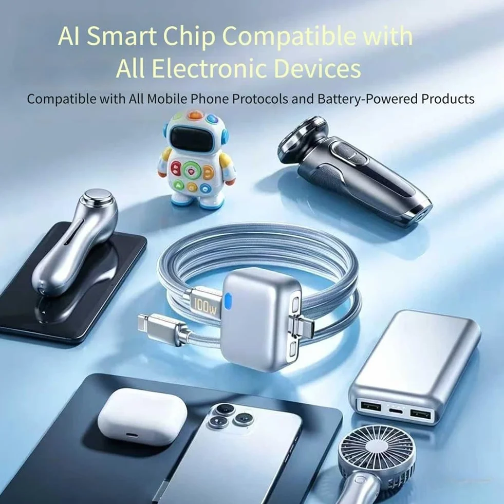 Adaptador de carga USB inteligente con desconexión automática (3 piezas)