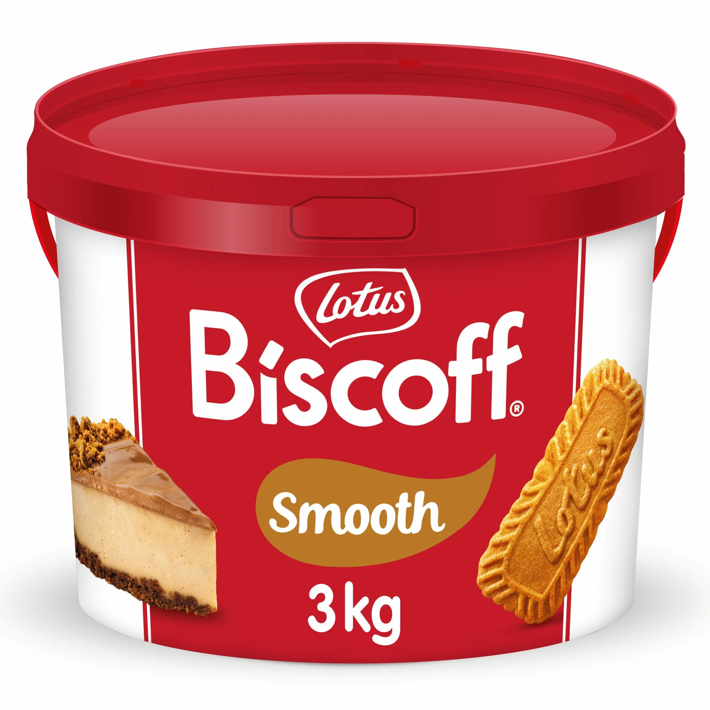 Lotus Biscoff | Crema para Untar | Cremoso | Sabor a Galleta Caramelizada | Vegano | Sin Frutos Secos | Sin Colorantes ni Aromas Añadidos | 3 kg