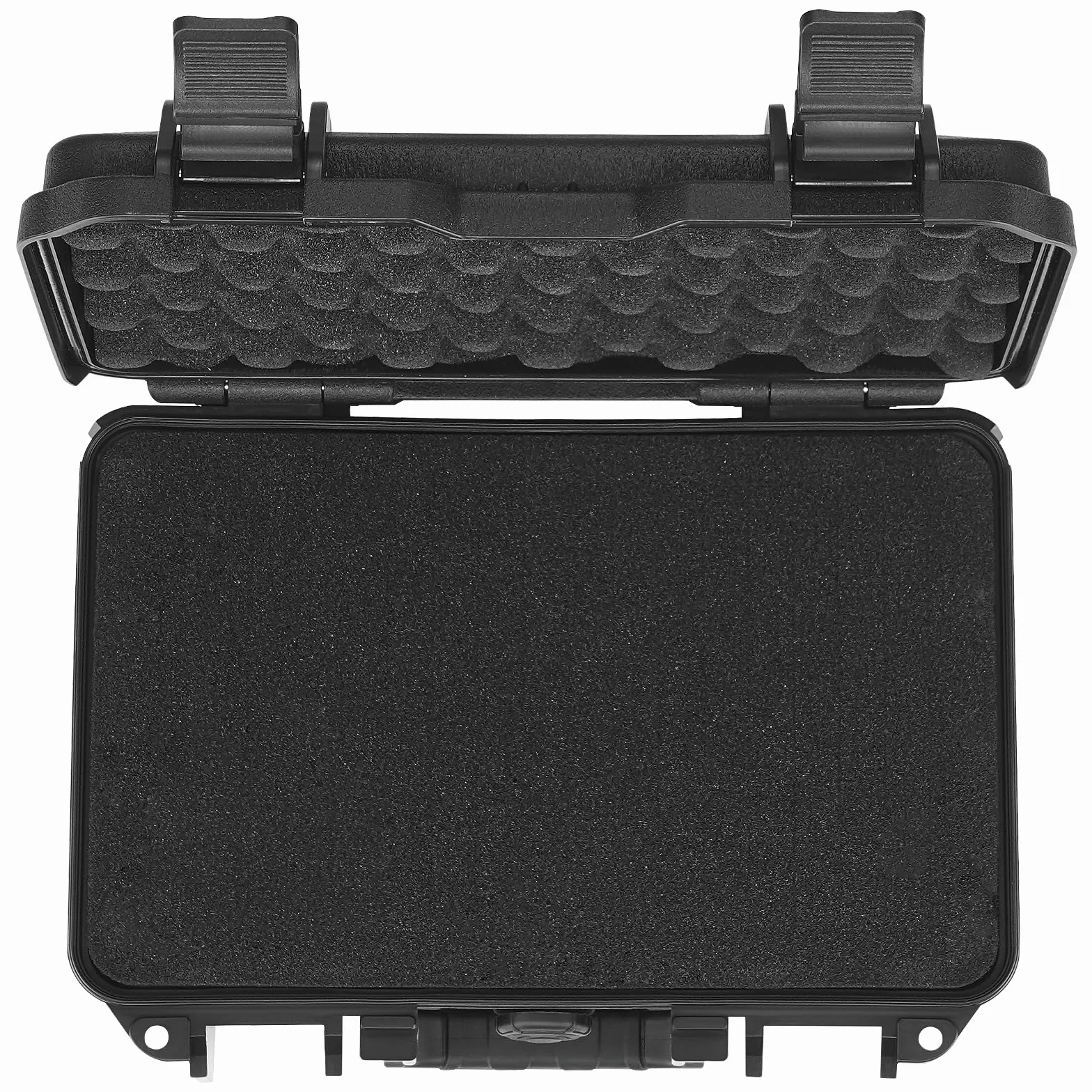 VEVOR Estuche Rígido para Pistola con Espuma de PU Precortada, 320x240x118 mm, Resistente al Agua y Polvo, Negro