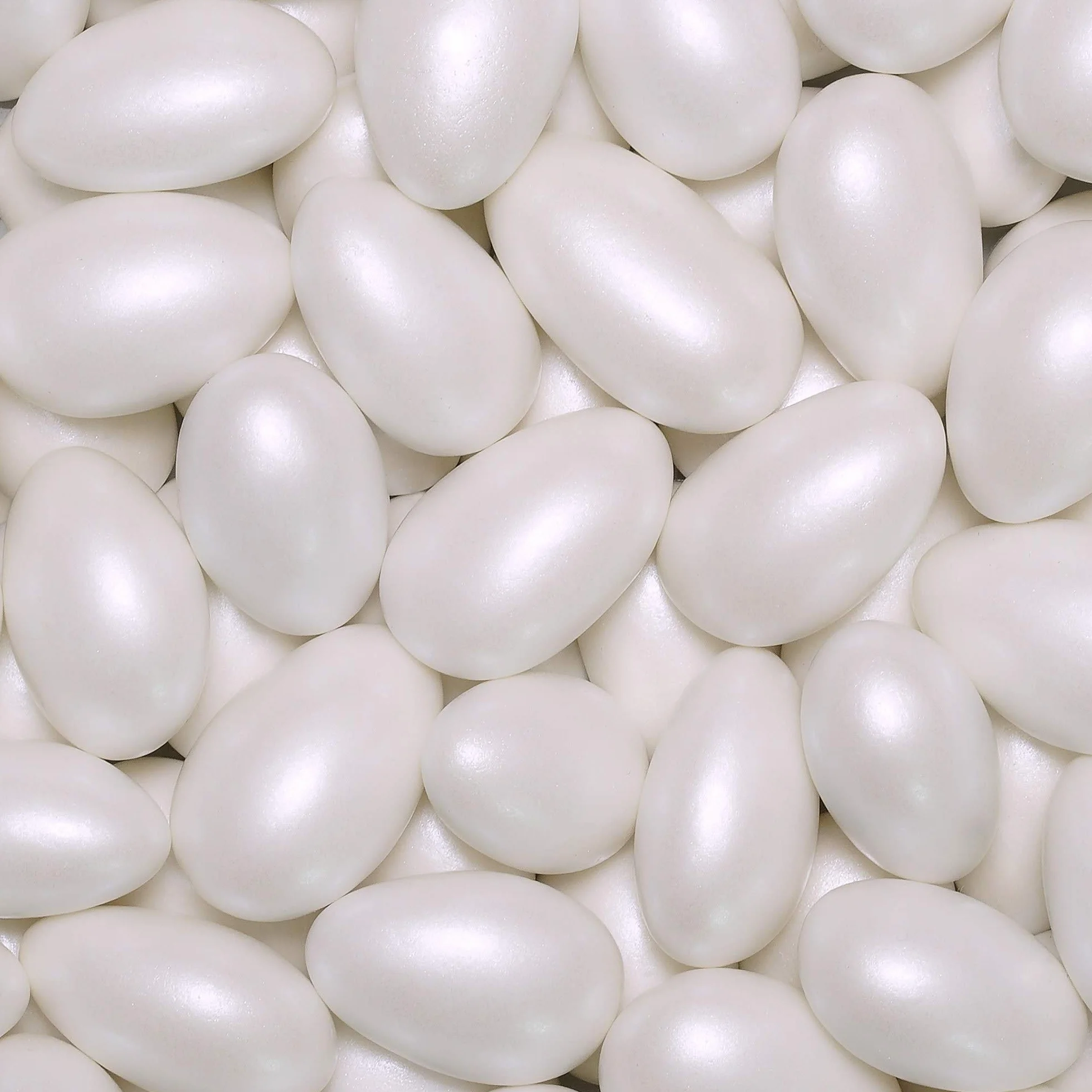 EinsSein Peladillas de Almendra Conchiglia Blanco perla 1kg | 250 pieza Confeti Dulce para Fiestas | Grageas para Boda Bautizo y Comunión | Cumpleaños y Eventos