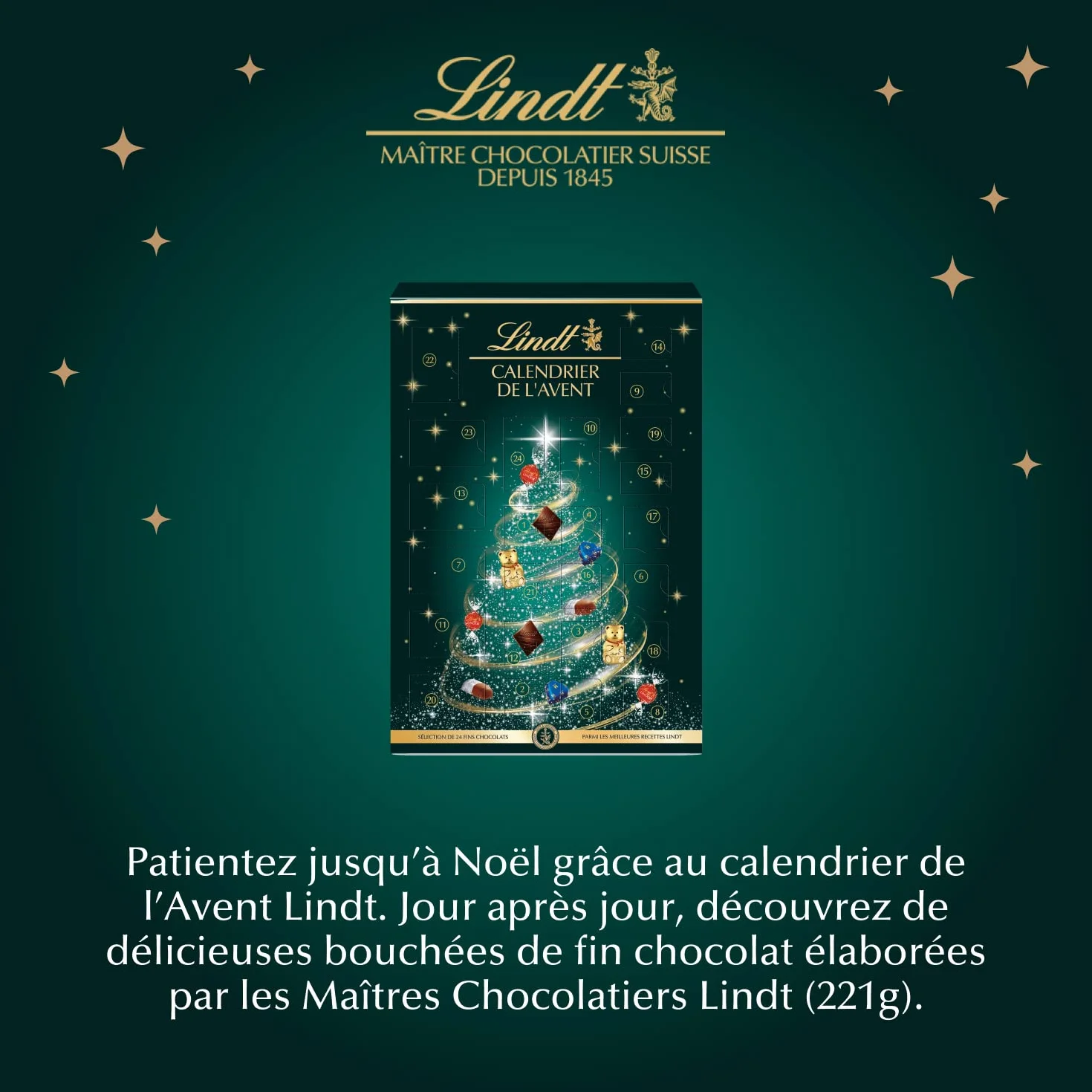 Lindt Calendario Arbol 221g