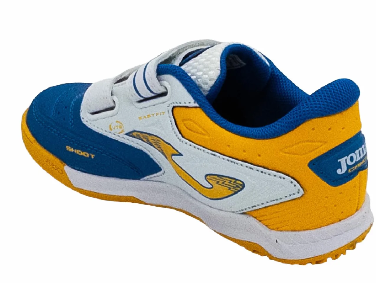 Joma CAJS2604INV Zapatilla Fútbol Sala Cancha JR Doble Autocierre Niños Royal/Blanco