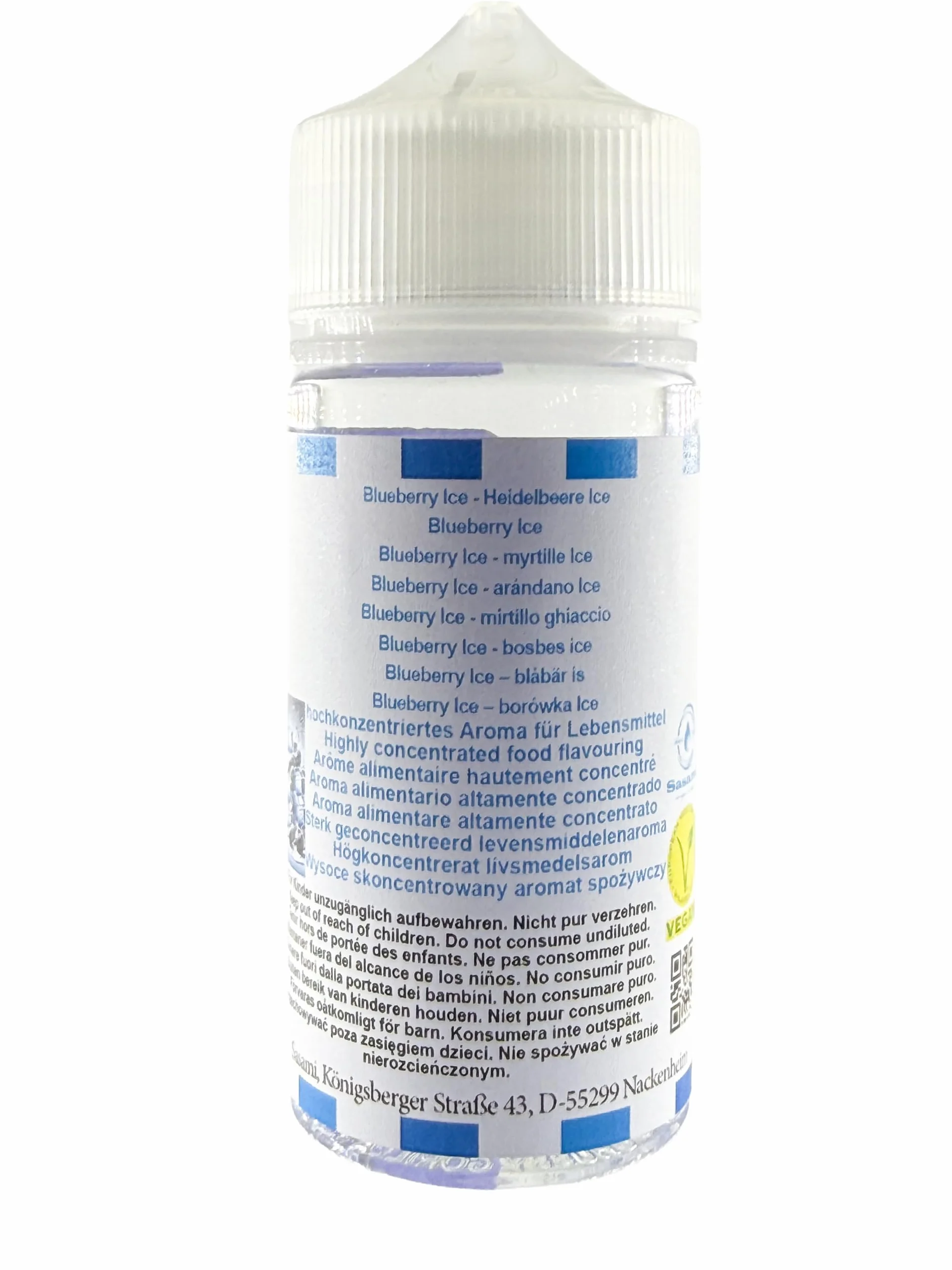 Blueberry Ice - arándano Ice aroma concentrado - Vegano - Sasami - 10ml