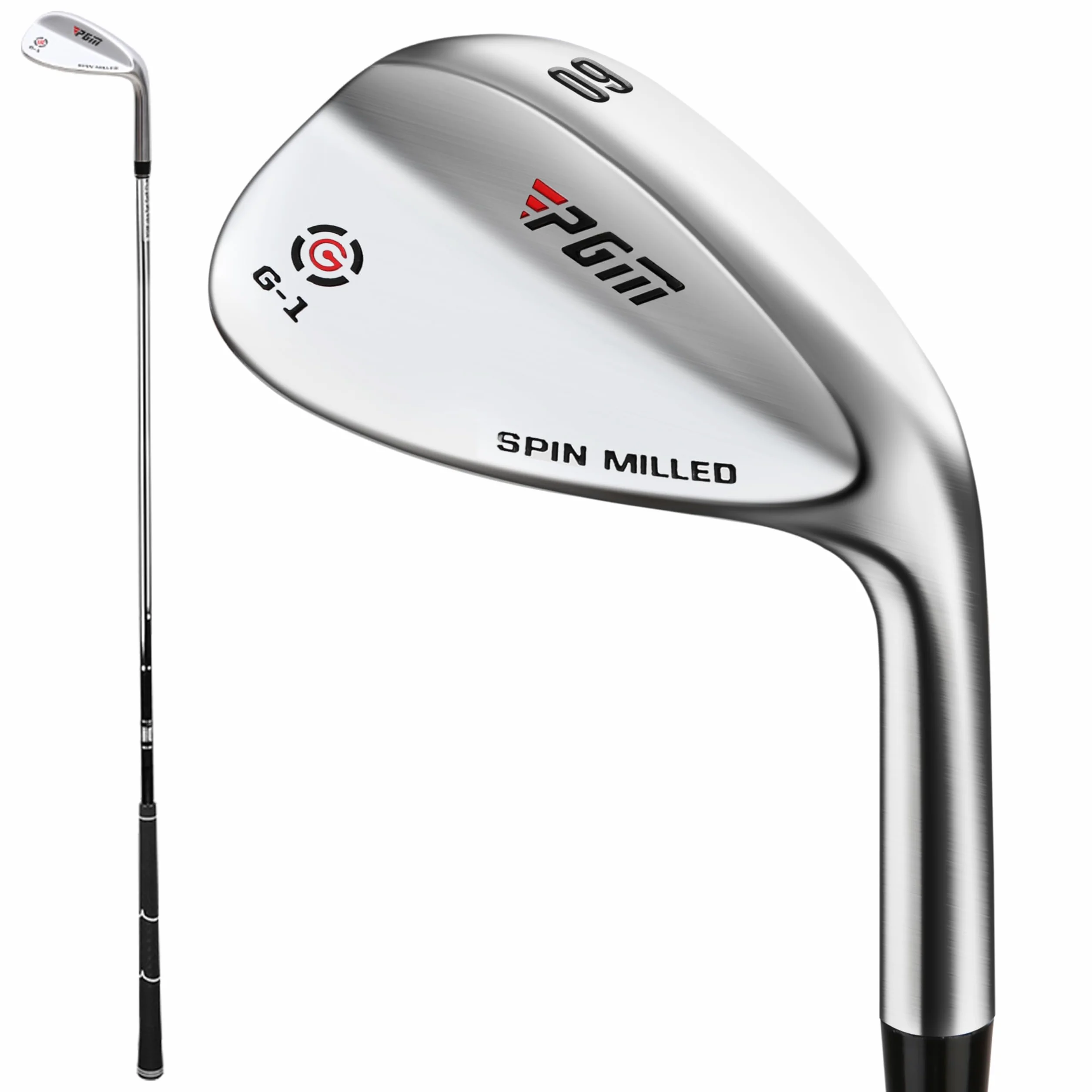 PGM Juego de Cuñas de Golf 50-64 Grados Cuña de Arena Lob Wedge Mano Derecha Superficie Fresada