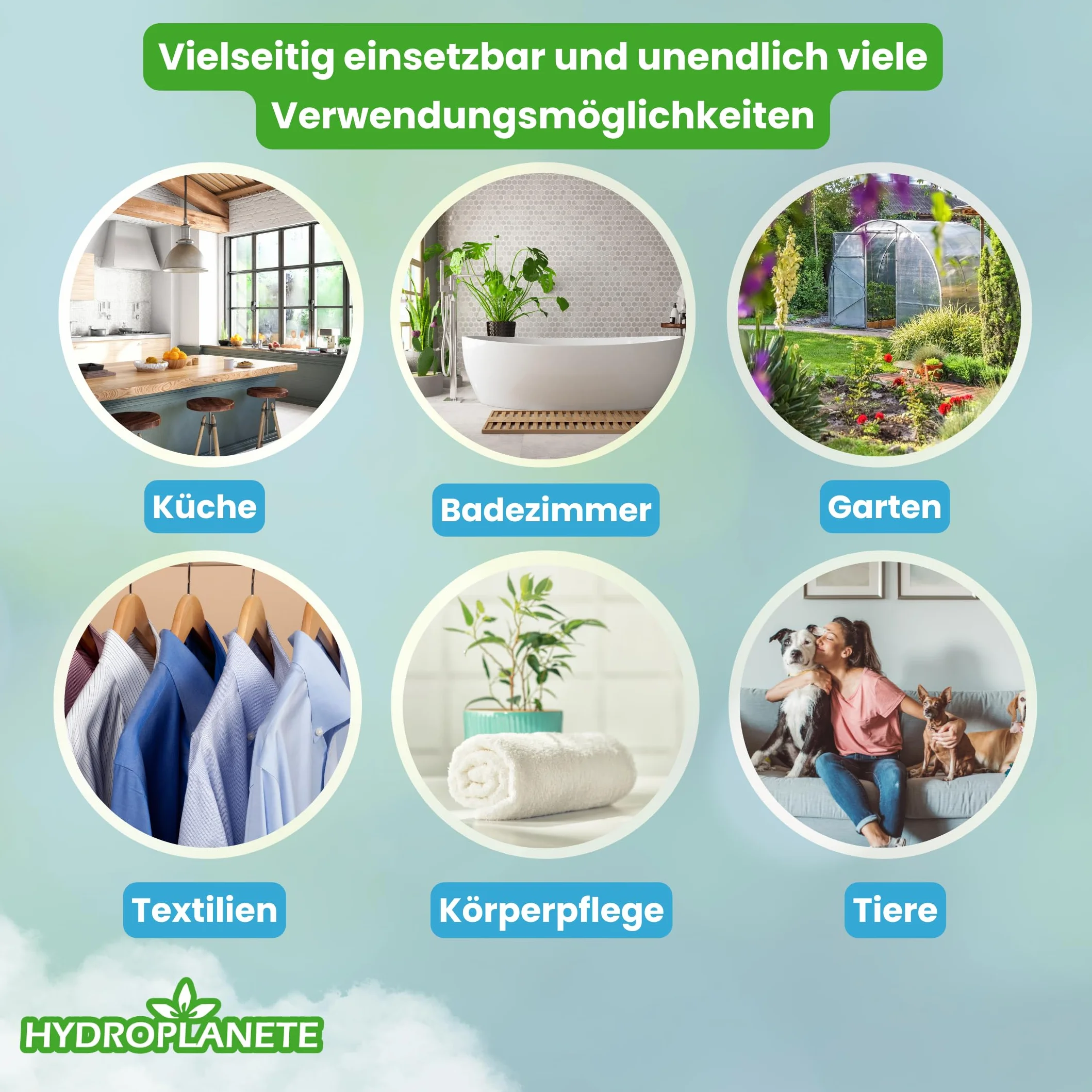 Bicarbonato Sódico Multiusos - Polvo para la Alimentación y el Hogar - Sin Aditivos y 100% Natural - Fabricado en Francia - Disponible de 1kg a 20kg - Hydroplanete