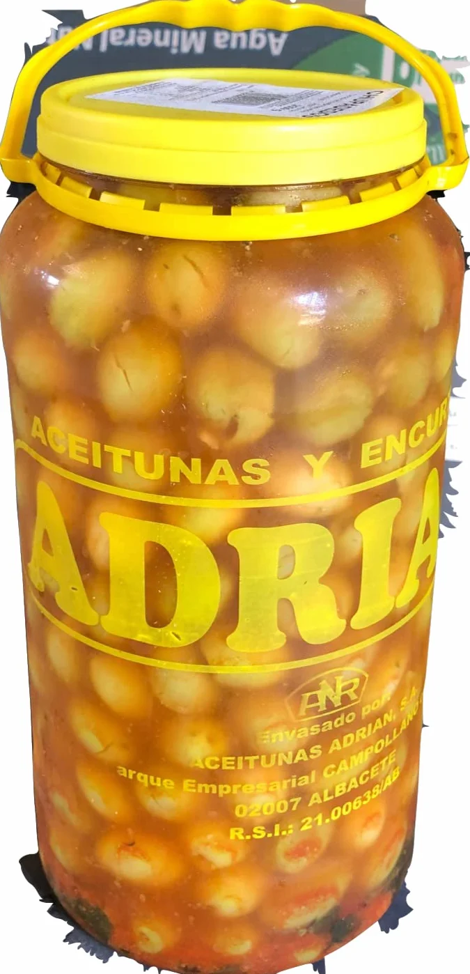 Aceitunas Chupadedos Verdes Aderezadas y Machacadas 4500 ml