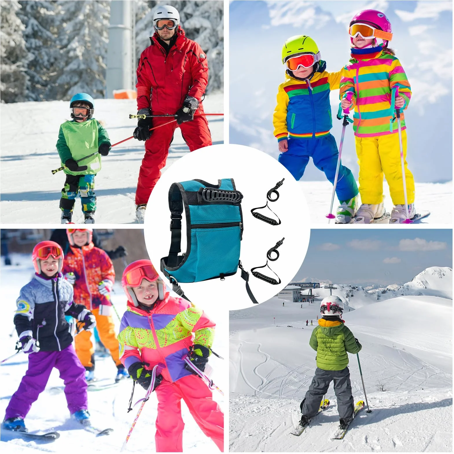 Arnés de Entrenamiento de Esquí y Snowboard para Niños | Velocidad con Seguridad y Control
