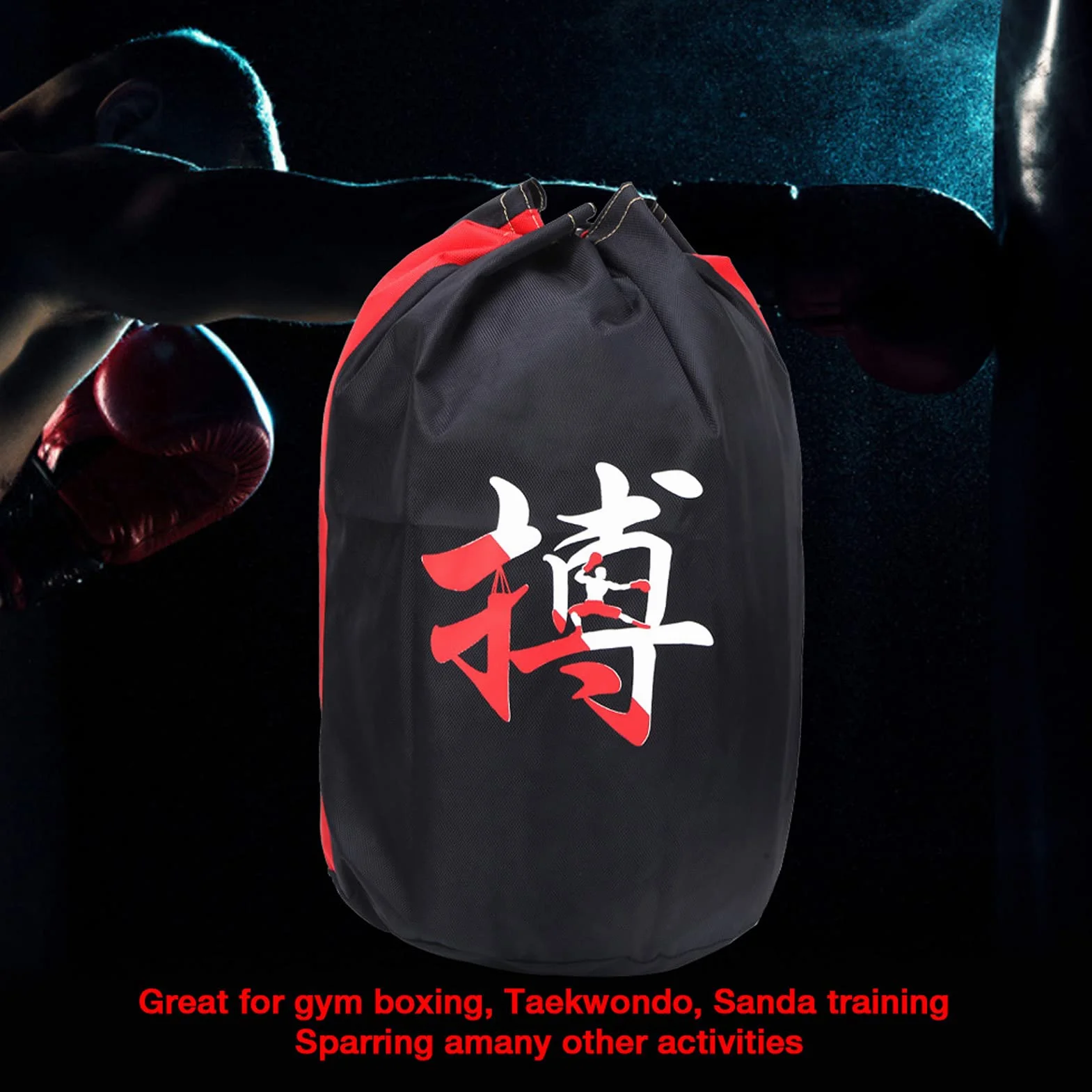 Bolsa De Taekwondo 20.5x16.9 Pulgadas Lona Deportiva Mochila Almacenamiento Gimnasio para Taekwondo Boxeo