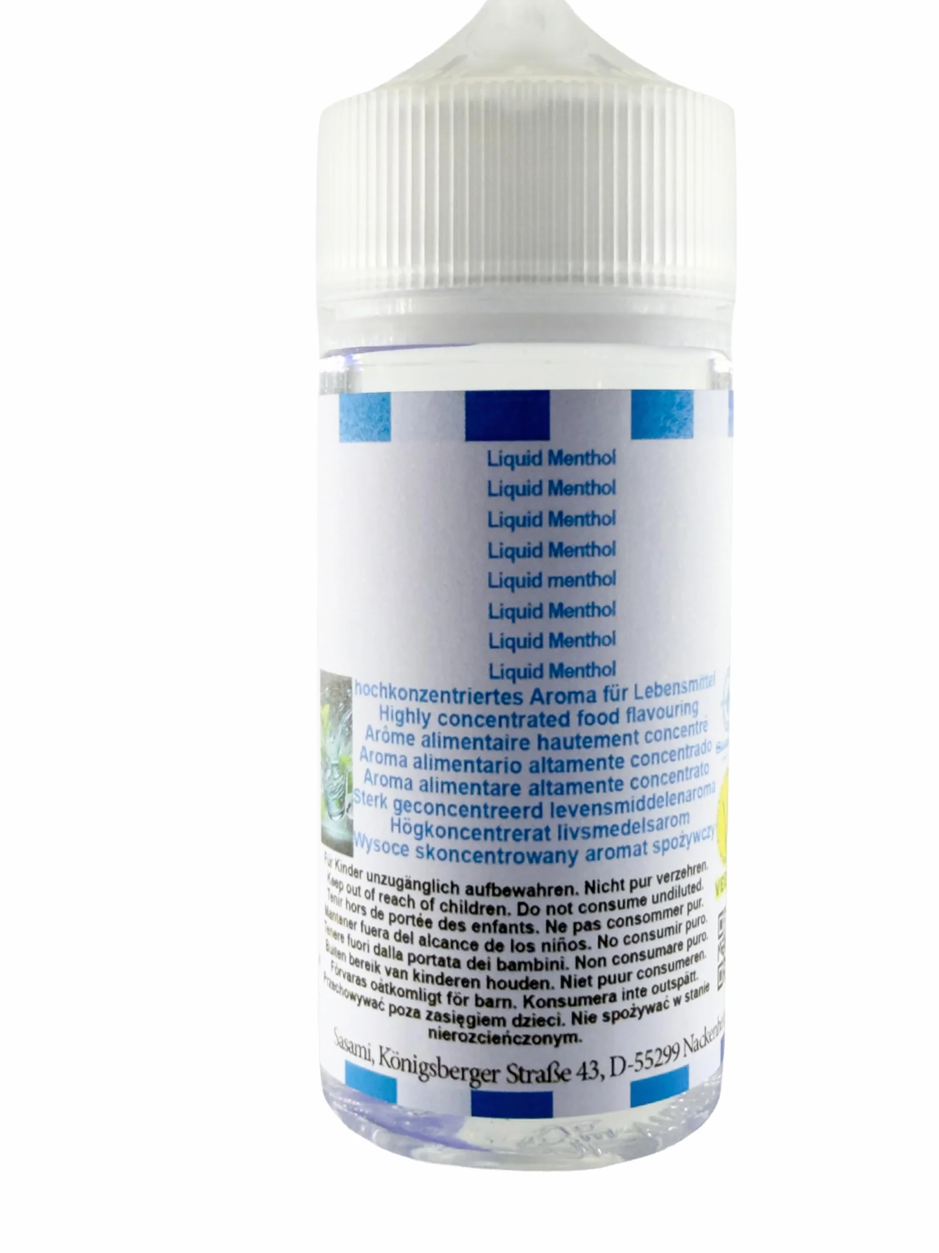 Liquid Menthol aroma concentrado - Vegano - Sasami - 10ml