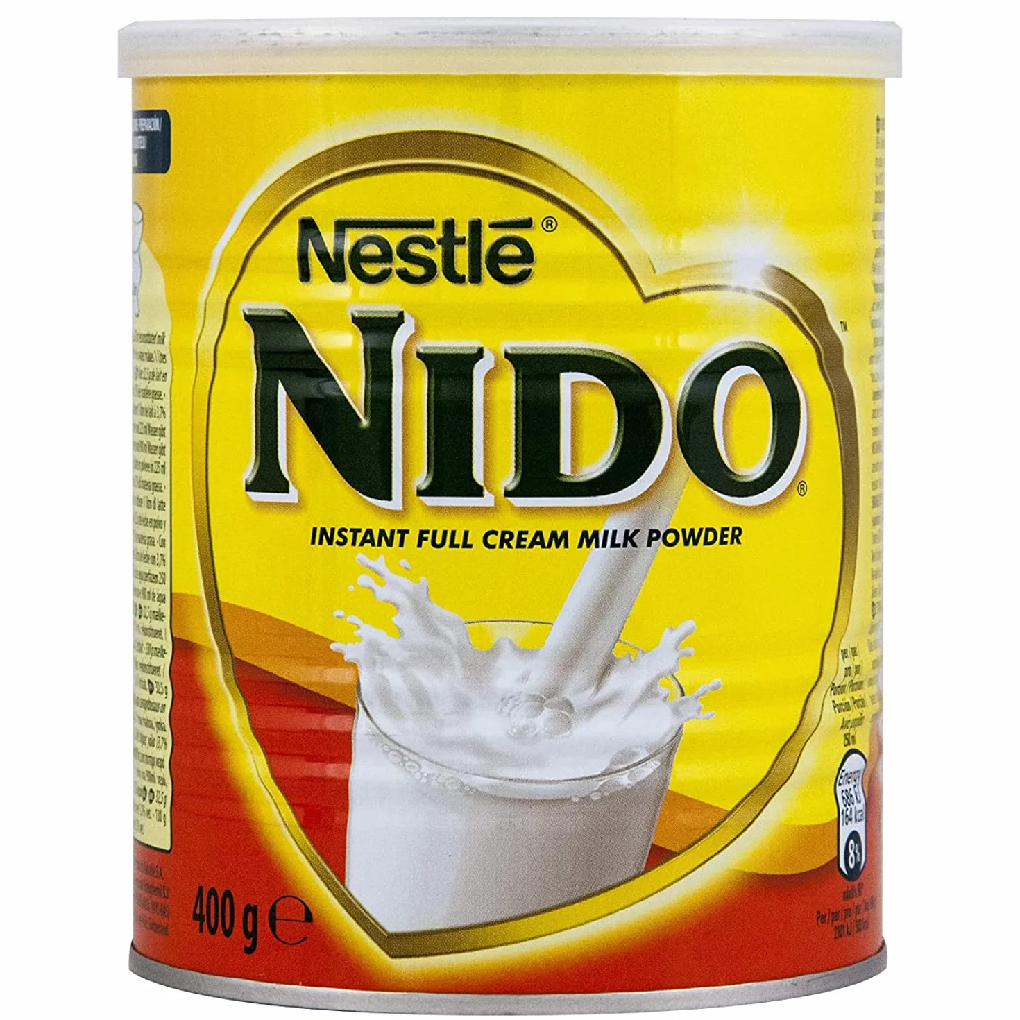 Nestlé Nido Instant Full Cream Leche en polvo, 2 x 400 g
