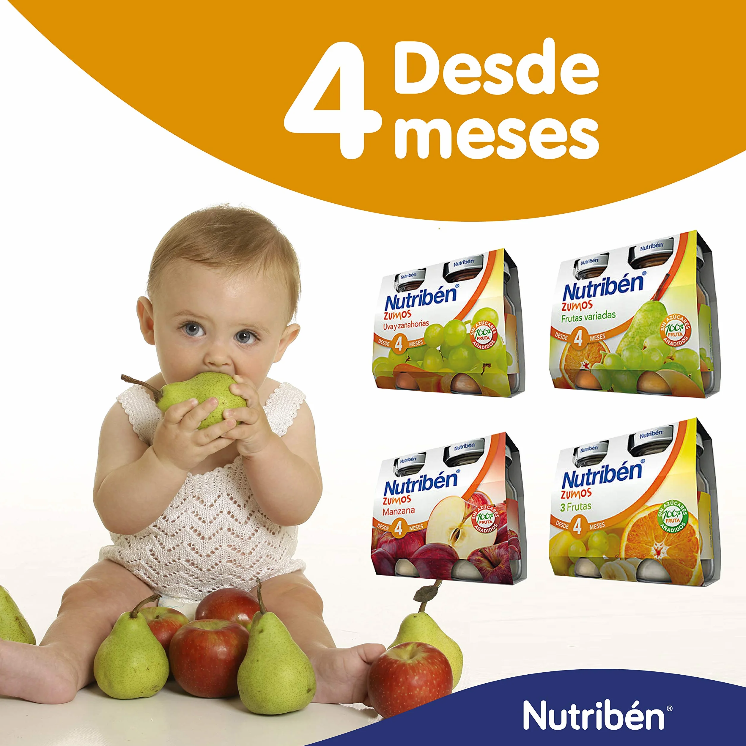 Nutriben Zumo 3 Frutas- 2 paquetes de 130 ml