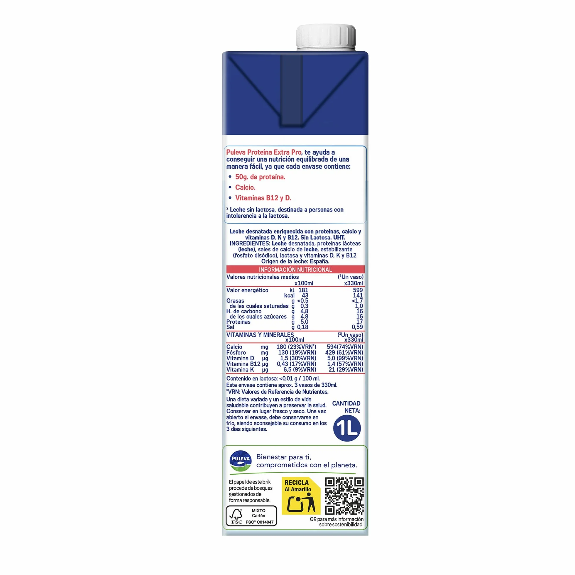 Puleva Proteína Extra Pro Pack 6 x 1L