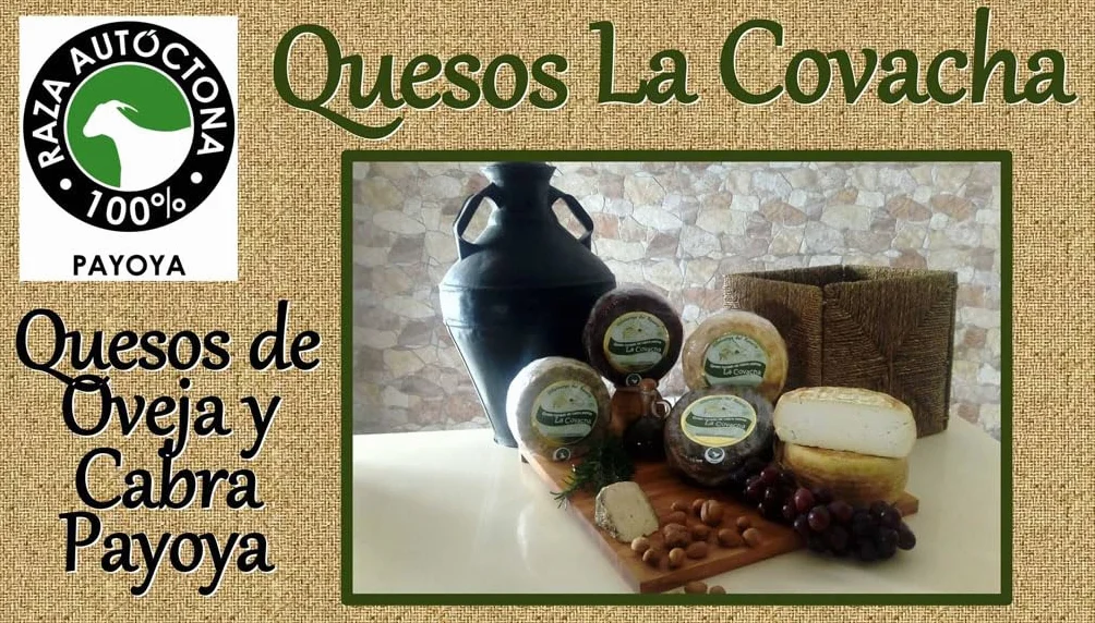 Queso semicurado de Cabra Payoya Artesano: Un viaje gustativo a la Sierra de Grazalema. La Covacha fusiona la tradición y la calidad en cada rincón de este queso excepcional. (1/2 Pieza 1KG APROX)