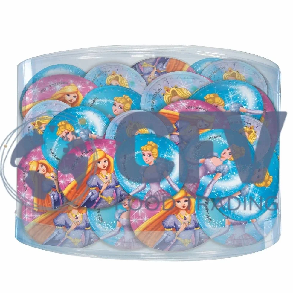Monedas De Chocolate Con Leche Princesas 1 Kg 190 Piezas 40 Mm