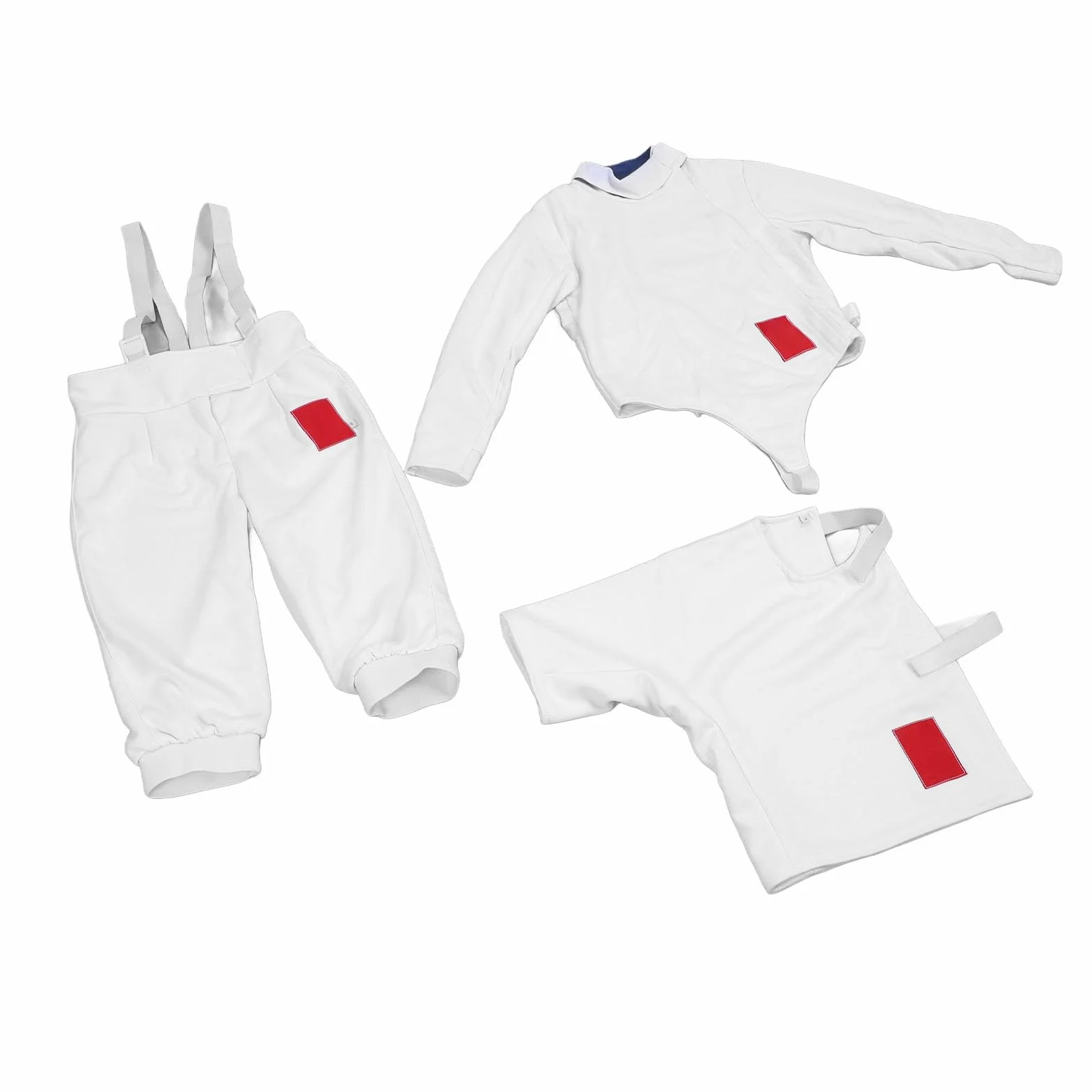 Traje de Uniforme de Esgrima CE350N Certificado para Niños y Jóvenes Ajuste Personalizable Transpirable