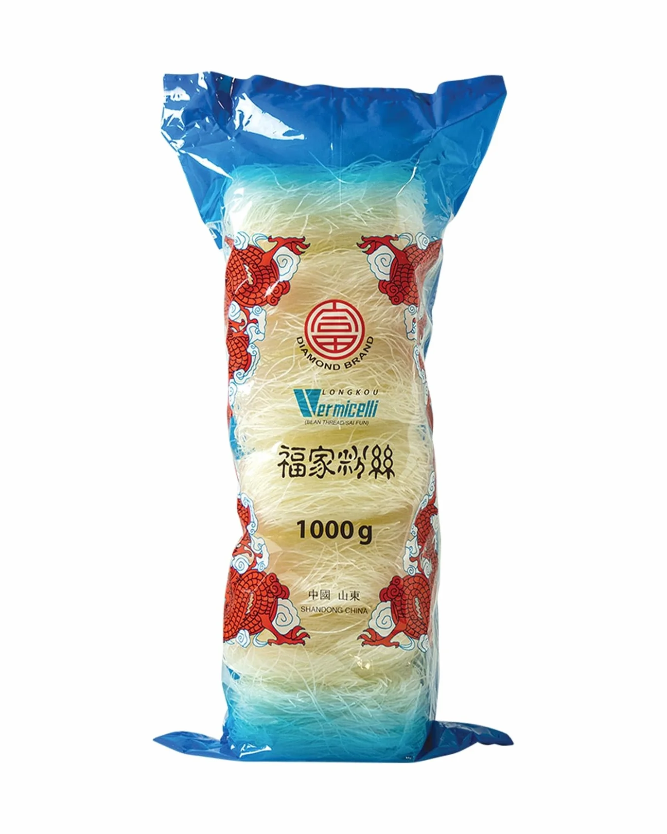 DIAMOND Fideos de Cristal Largos Naturalmente Veganos Sin Gluten 1 x 1000 g