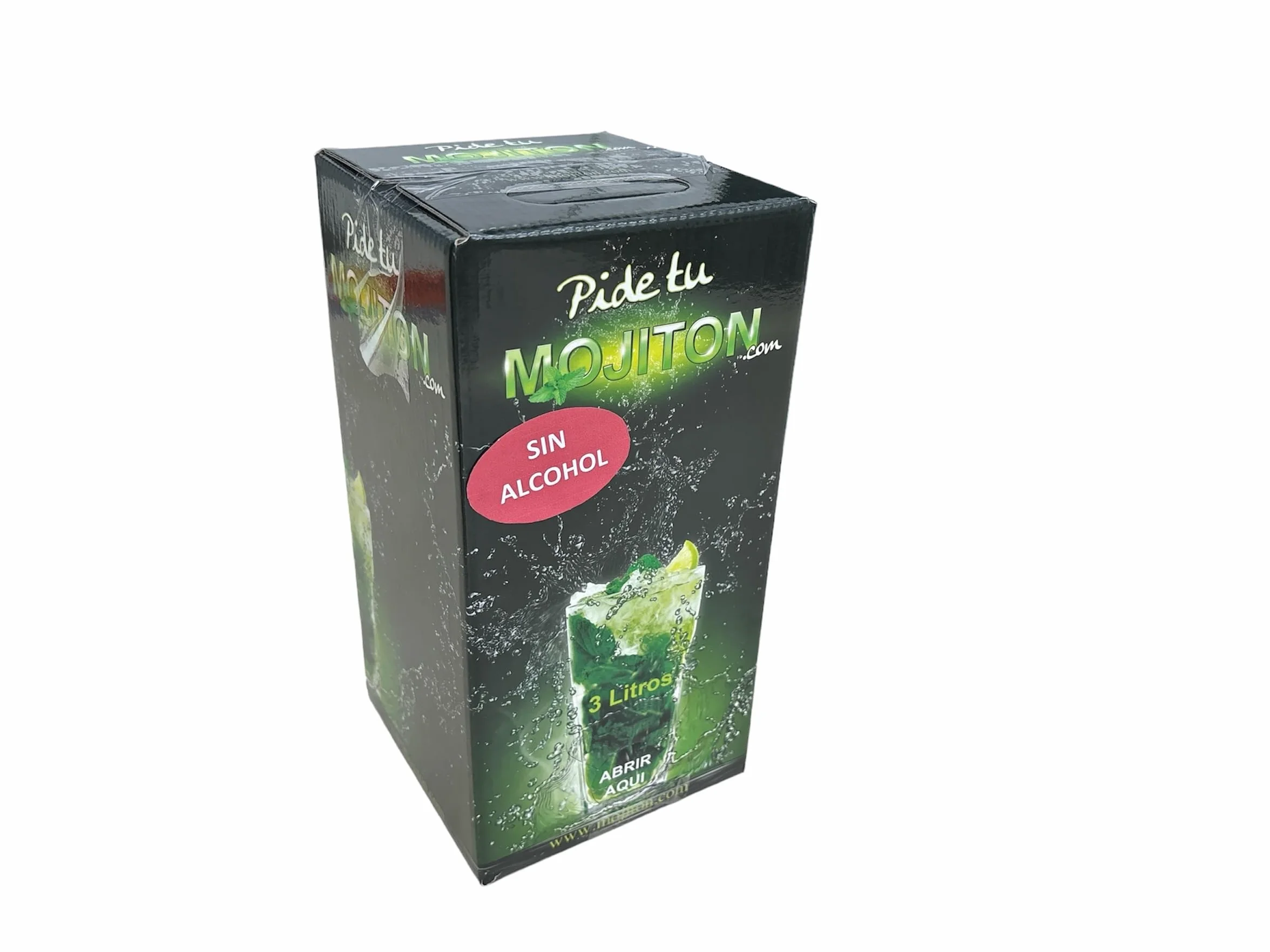 Mojito SIN ALCOHOL preparado listo para servir - bag in box 3 litros.