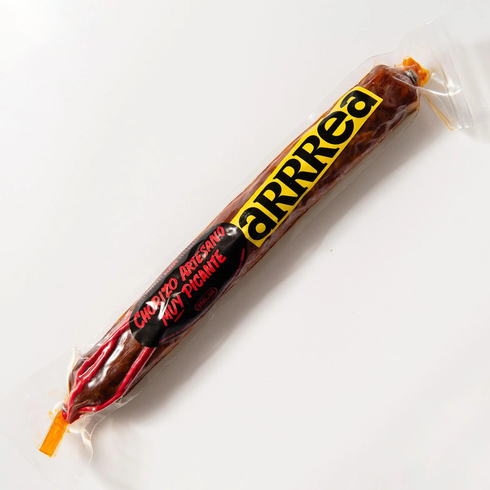 Chorizo Artesano Muy Picante Arrrea Embutido Tradicional de La Mancha 350g