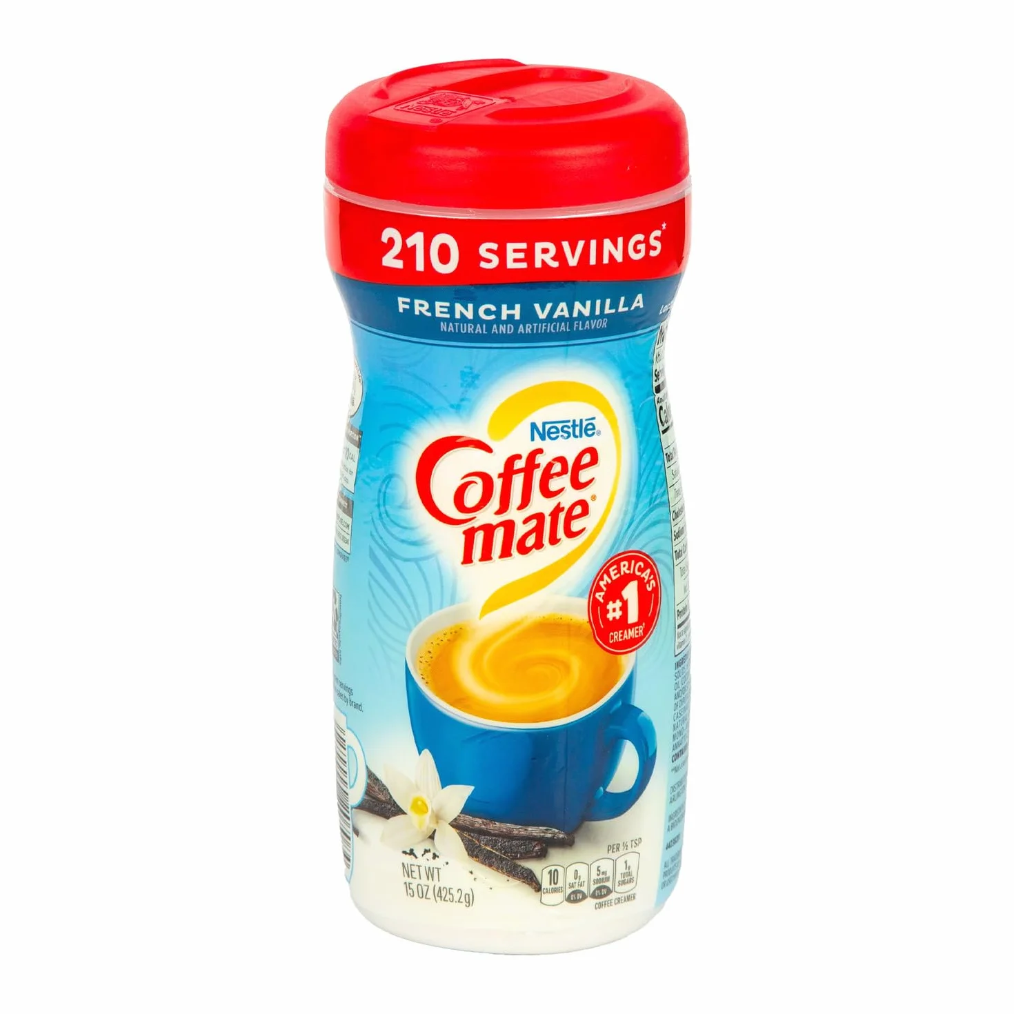 Coffee-Mate French Vanilla Powdered Coffee Creamer 15oz Canister Pack of 3