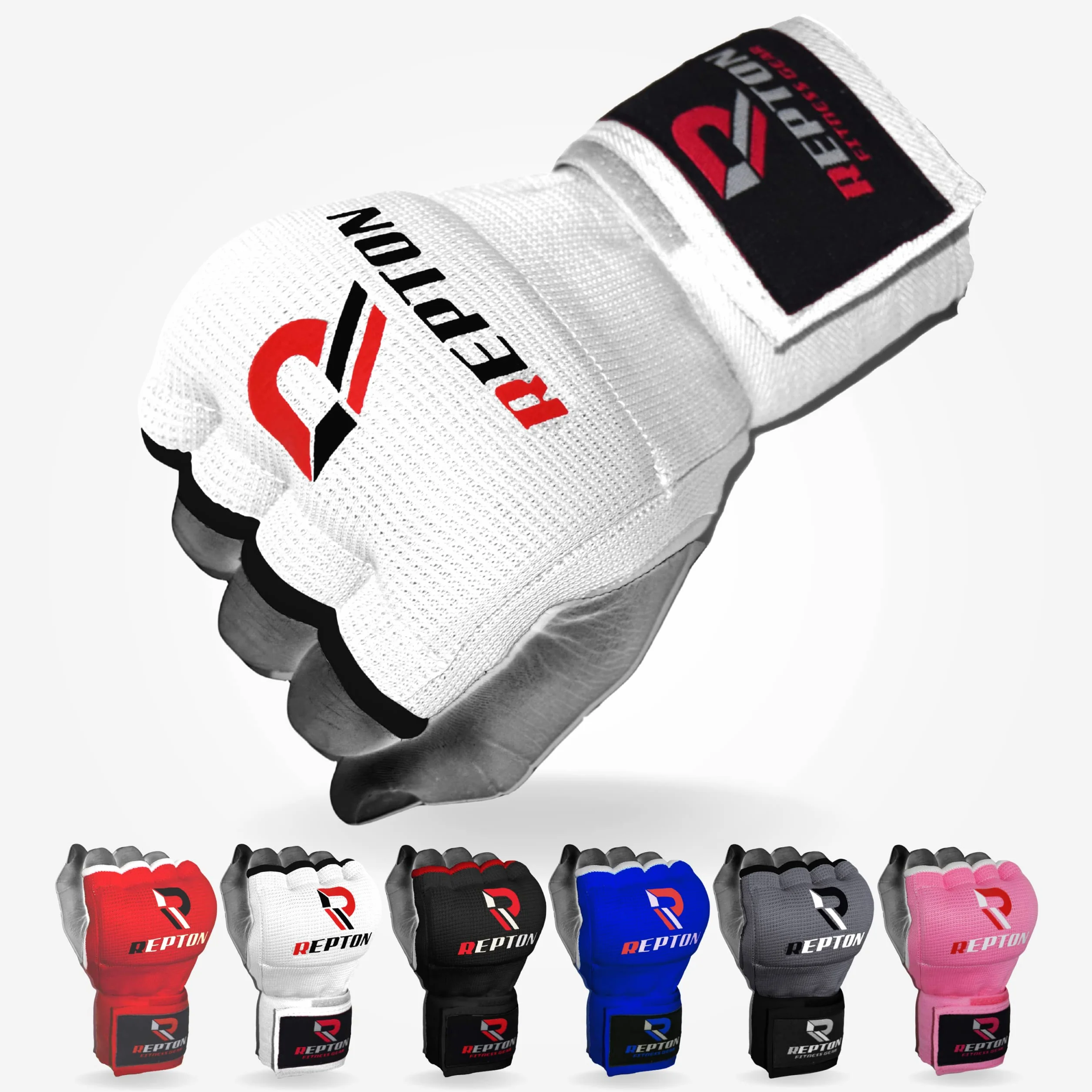 Guantes de boxeo interiores 100 cm, correas de muñeca elásticas, acolchados para artes marciales mixtas
