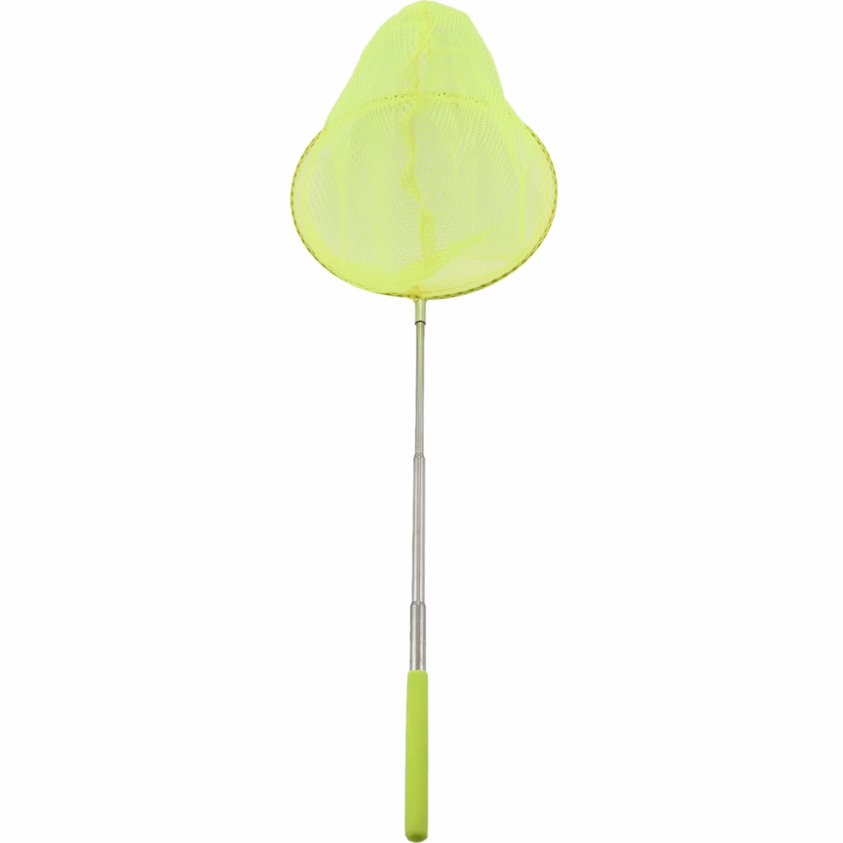 Atrapar Red De Pesca Telescópico Bolsa De Acero Inoxidable Portátil - Amarillo