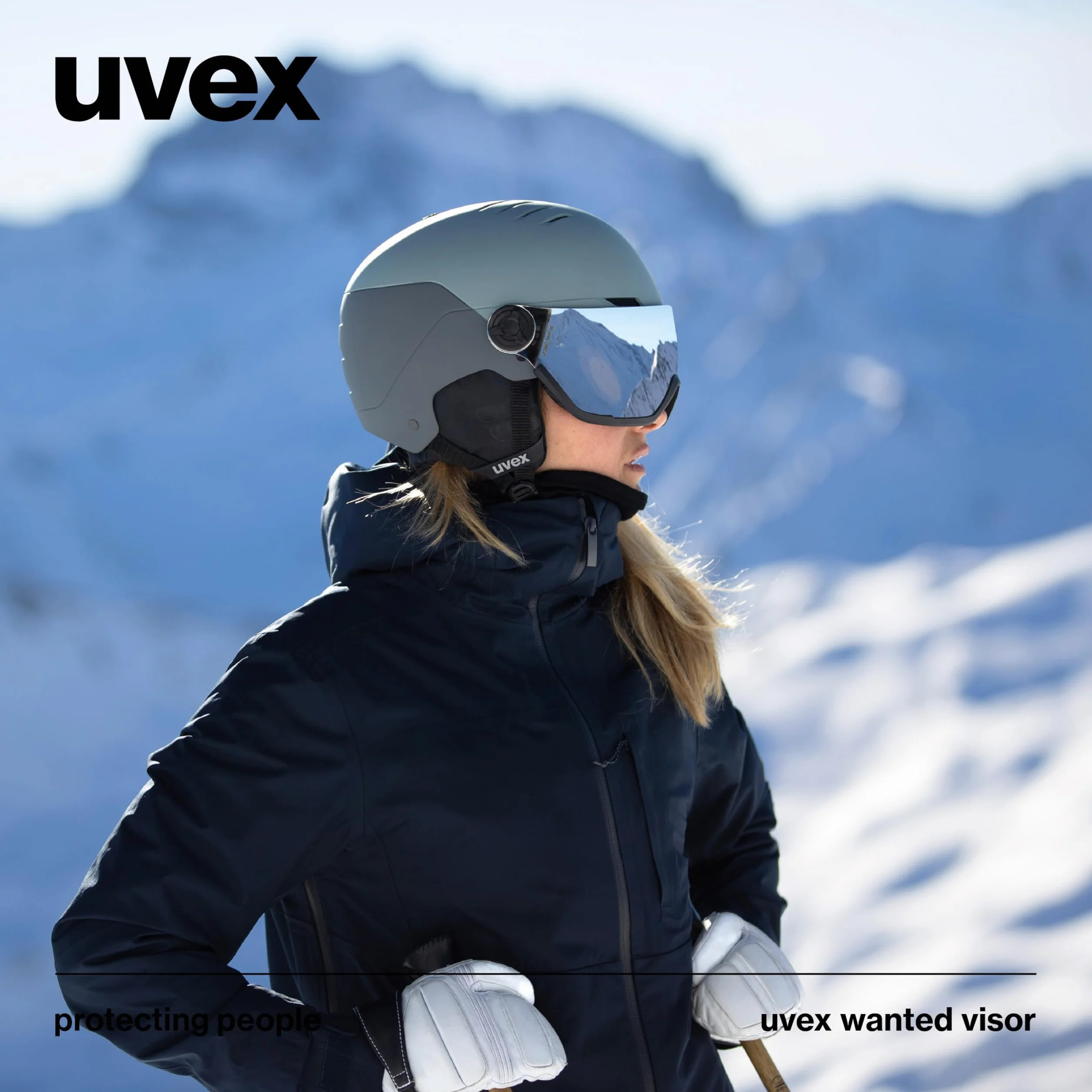uvex Wanted Visor Casco de esquí Adultos