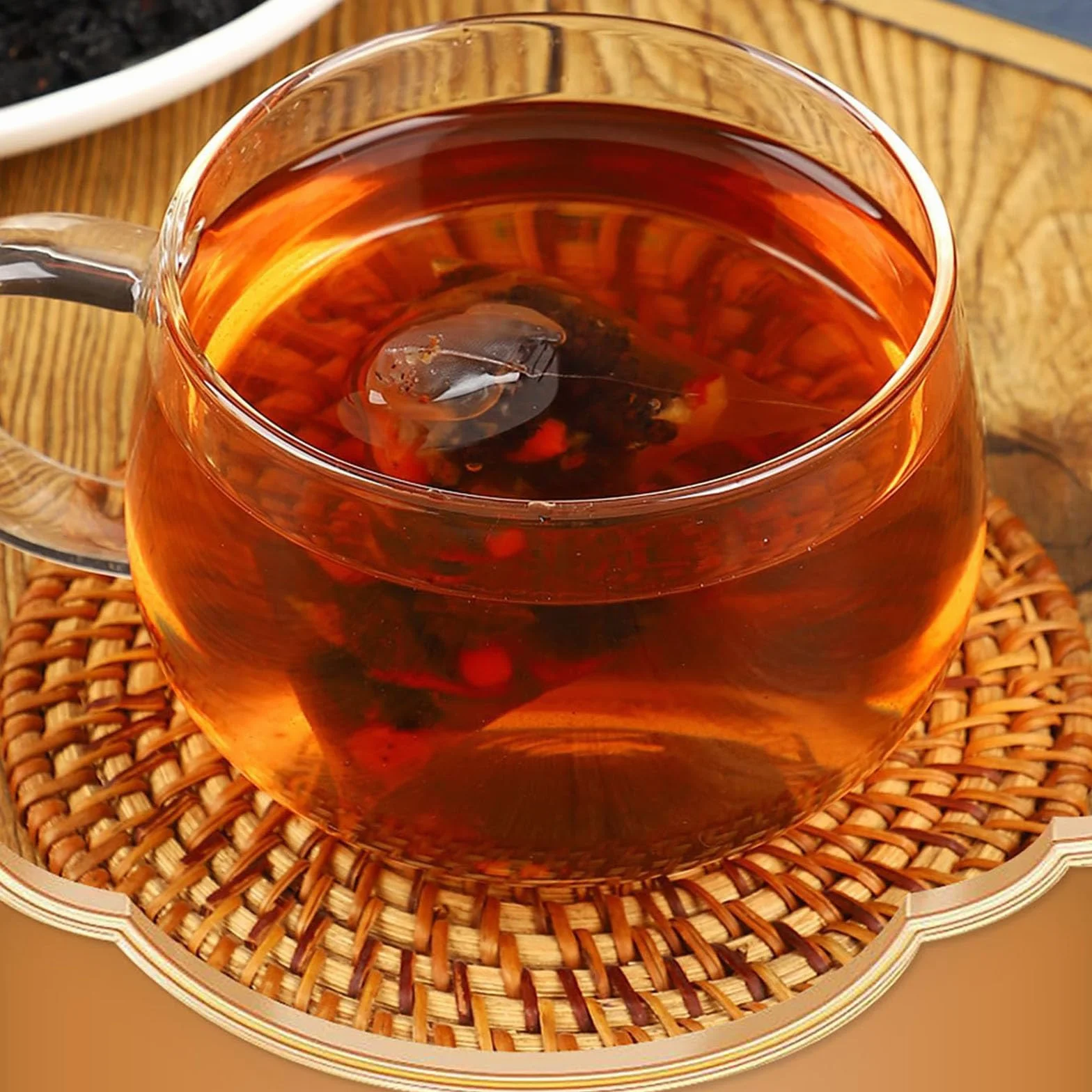 Kidney Tea Formula Ginseng Five Treasure, 20 Bags Ginseng Treasures Tea, Natural and Organic Ingredients (1Set)