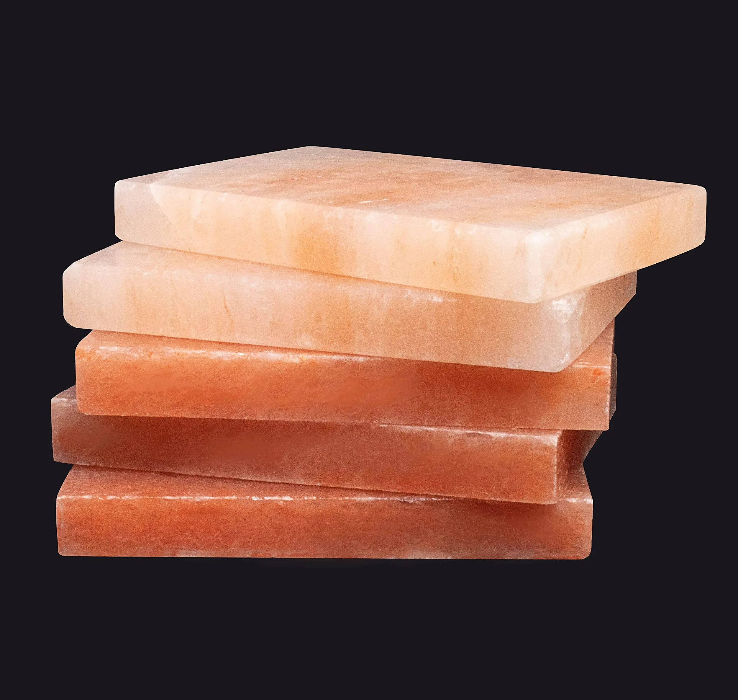 Spantik Plato de cocina de bloque de sal del Himalaya de 12 x 8 x 1.5 pulgadas para cocinar a la parrilla, cortar y servir piedra de sal de roca de grado alimenticio, regalos únicos para ahumadores,
