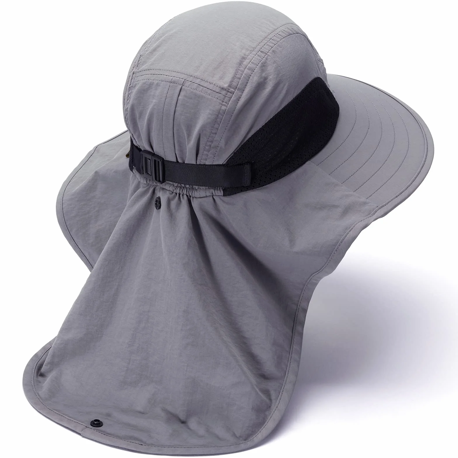 Bassdash UPF 50+ Sombrero de Sol de ala Ancha Resistente al Agua con Solapa de Cuello Grande para Pesca