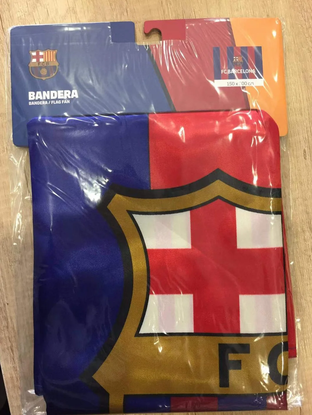 Bandera FC Barcelona Vertical 100x150 cm Polyester