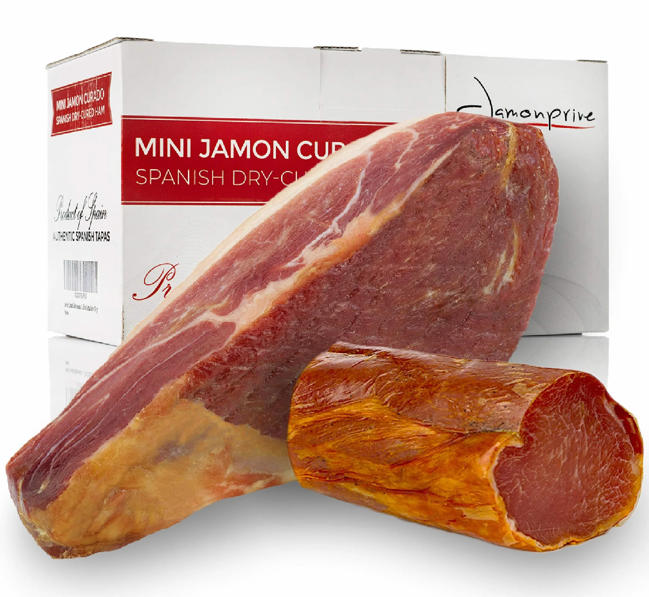 Jamón Serrano Curado Deshuesado 1 Kg Lomo Duroc Natural 300 gr Jamonprive
