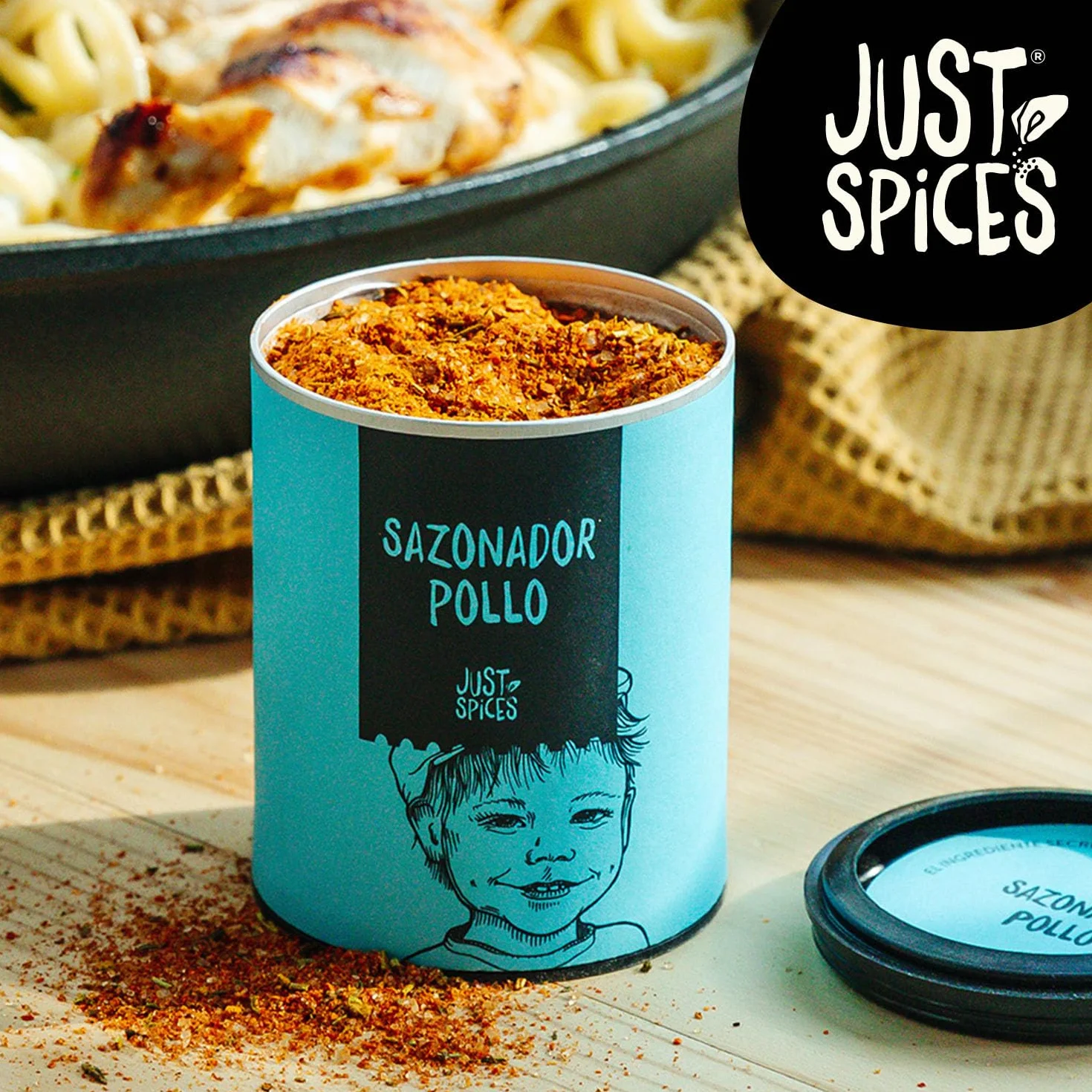 Just Spices Sazonador Pollo, 79 g, Mejora tus platos con pollo en pocos segundos