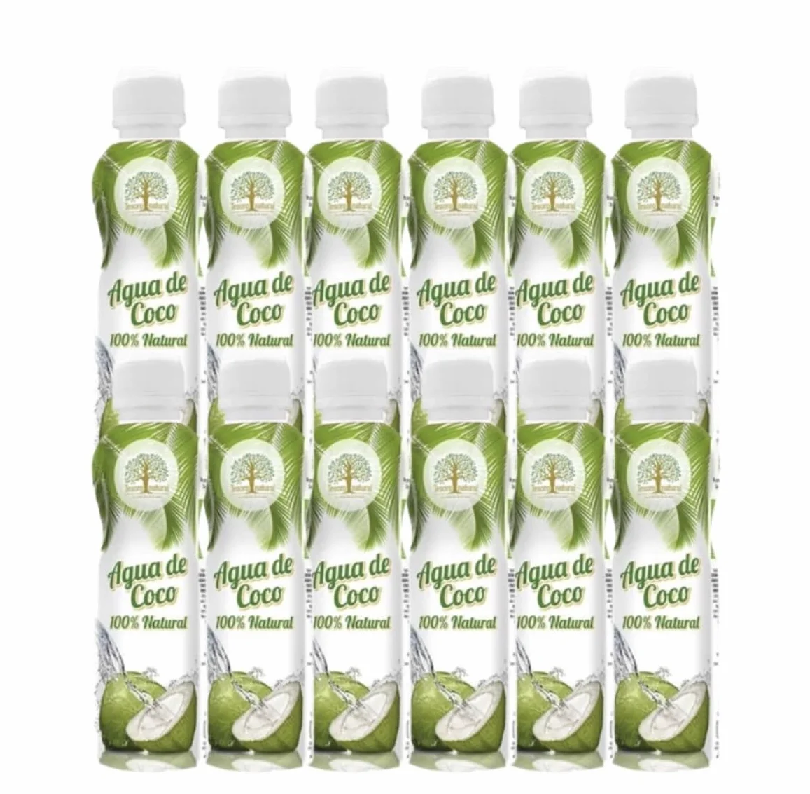 Agua de coco 100% natural en PET 500 x 12 unidades - Tesoro Natural