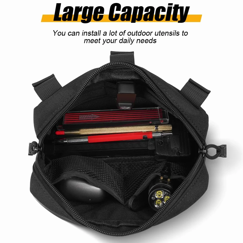 Flintronic Bolsa Táctica Molle, Riñonera Cintura Hombre Multifuncional, para Caza Ciclismo Camping