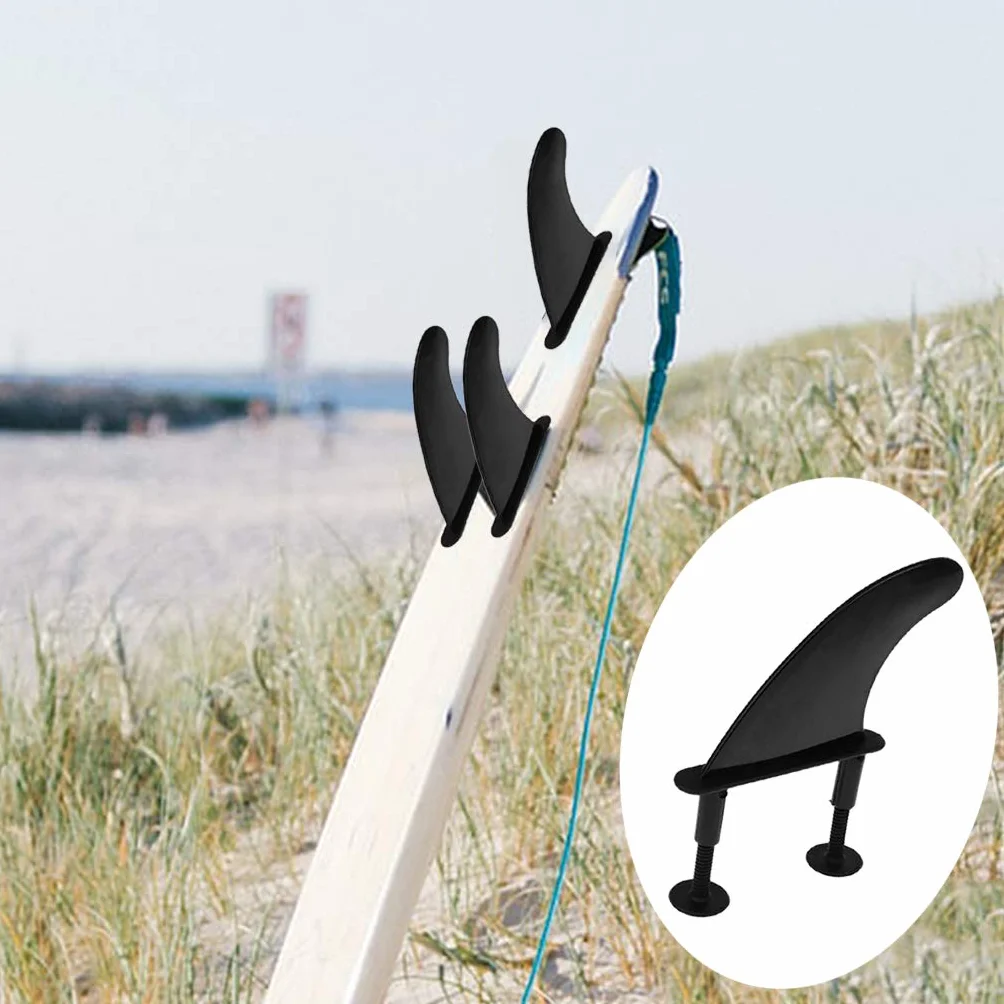 Perfeclan 3 Piezas Softboard 3 Fin Set Tornillos Y Aletas Catch Surf