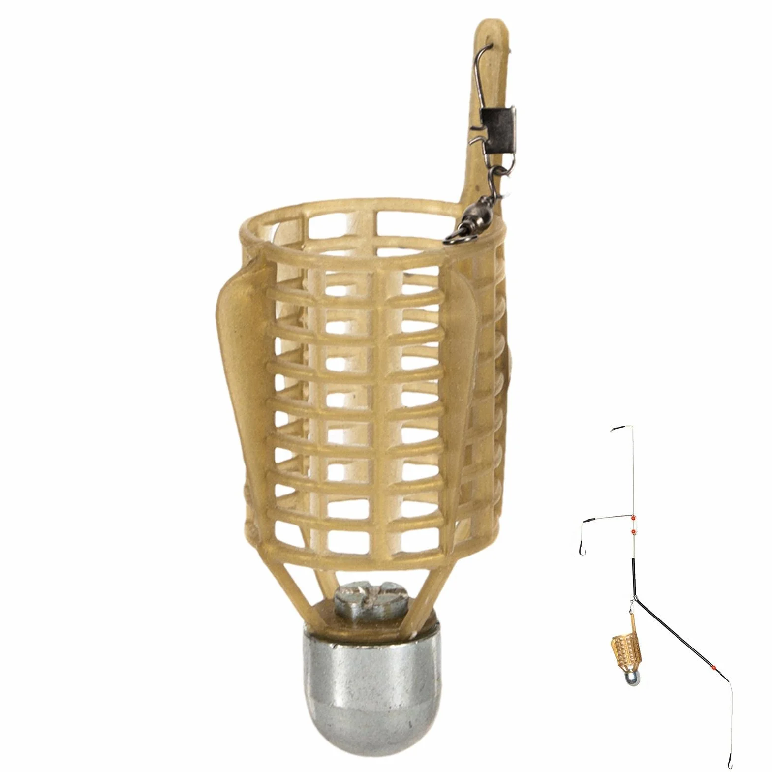WEITING Jaula de cebo de pesca comedero primavera carpa accesorios