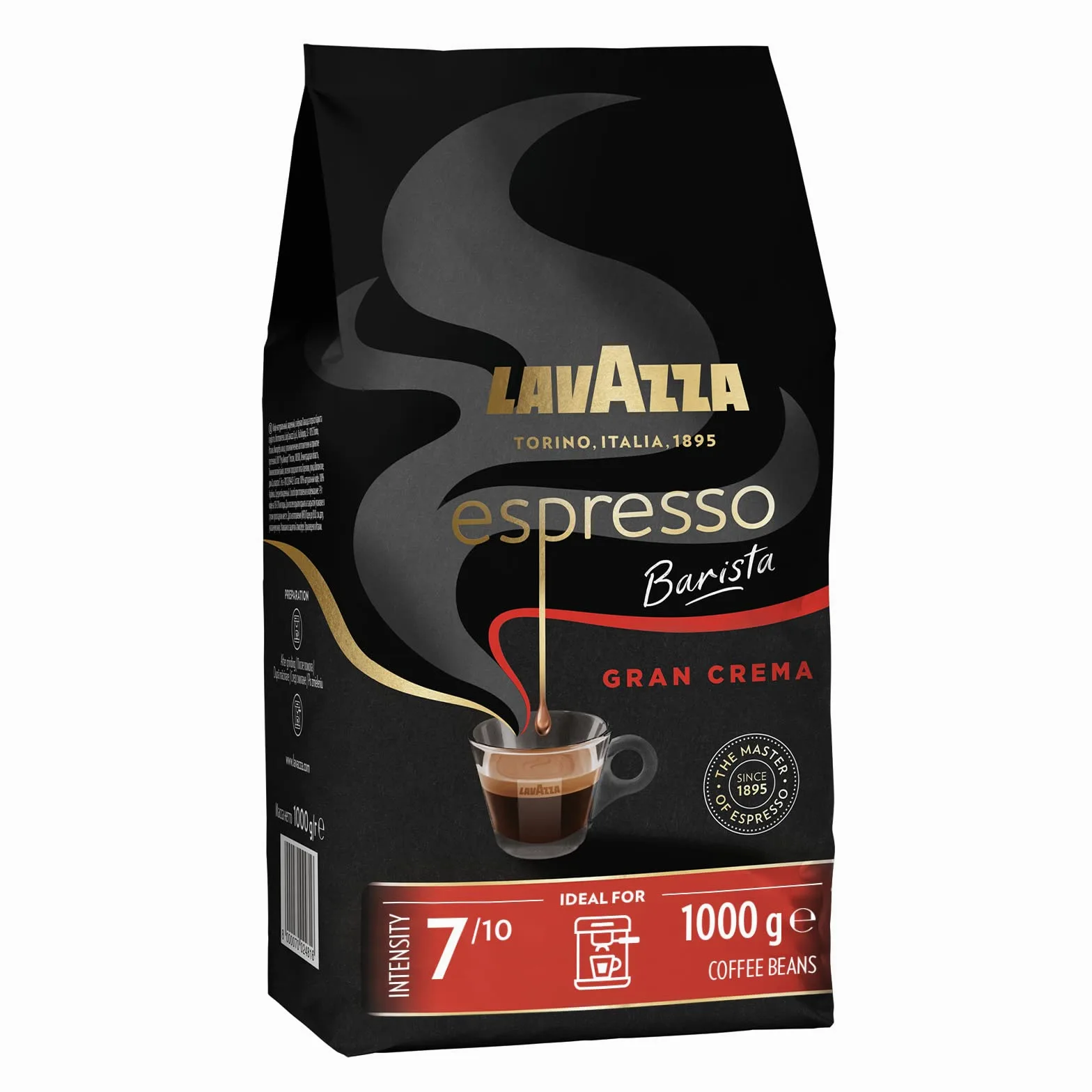 Lavazza Espresso Gran Créma Café En Grains 1Kg