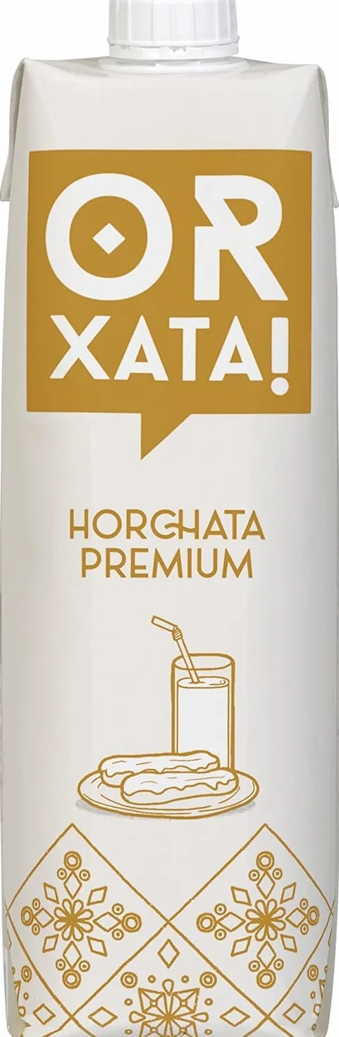 Horchata Seleccion Premium - Or xata Brick 1 litro - 6 Botellas - Horchata Valenciana de Chufa - Horchata Premium - Sin Gluten