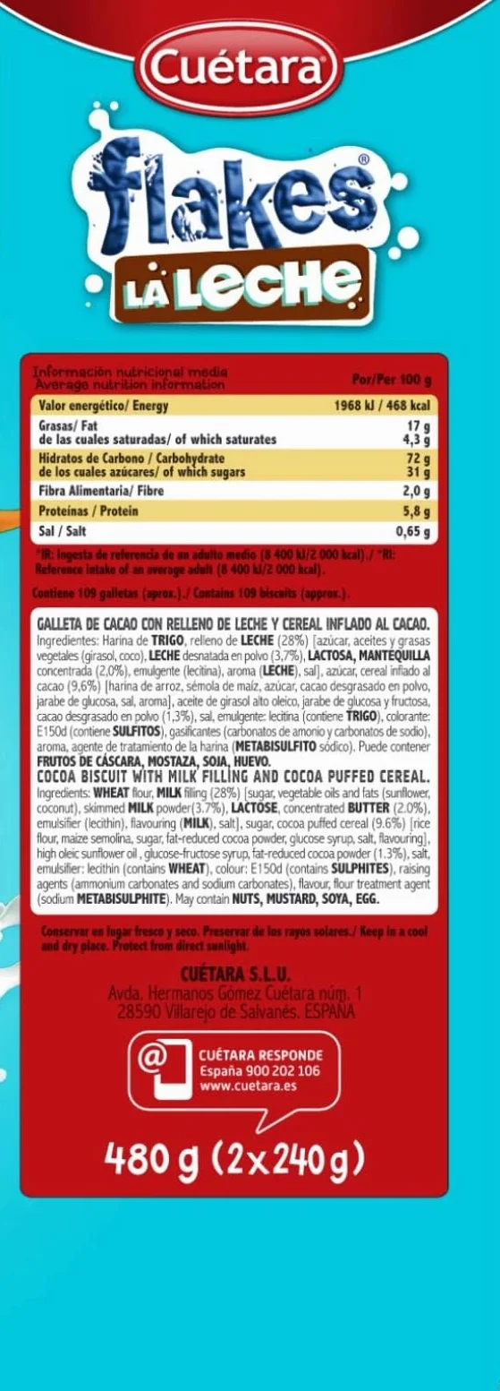 Flakes La Leche 480g
