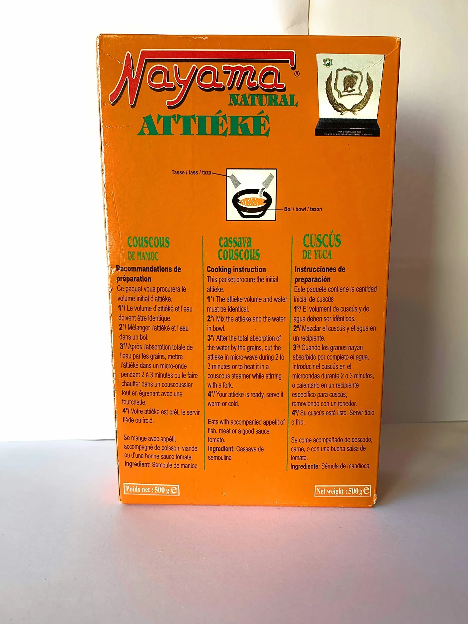 Attieke - Cusco de yuca (500 g)