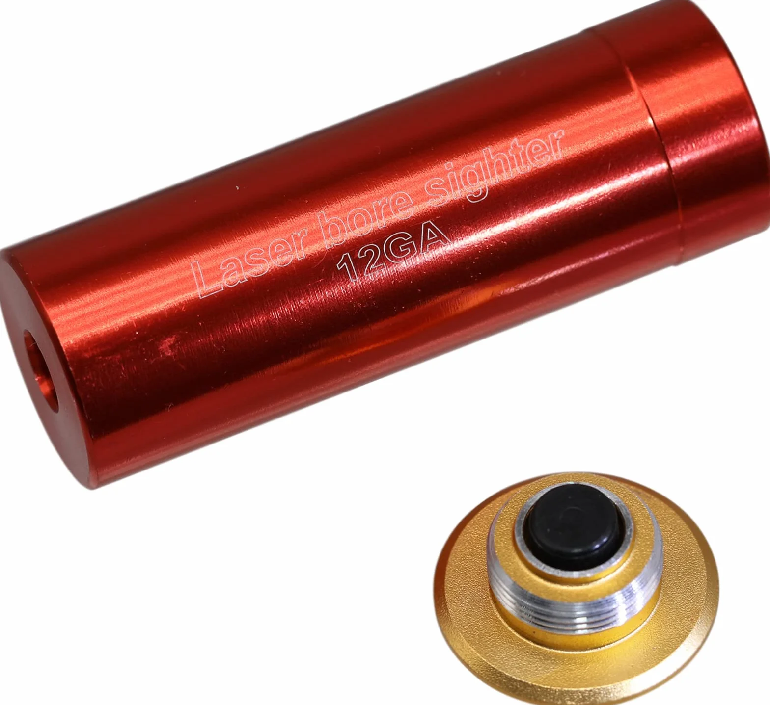 12GA Bore Sight Red Dot Cartucho con 2 Juegos de baterías