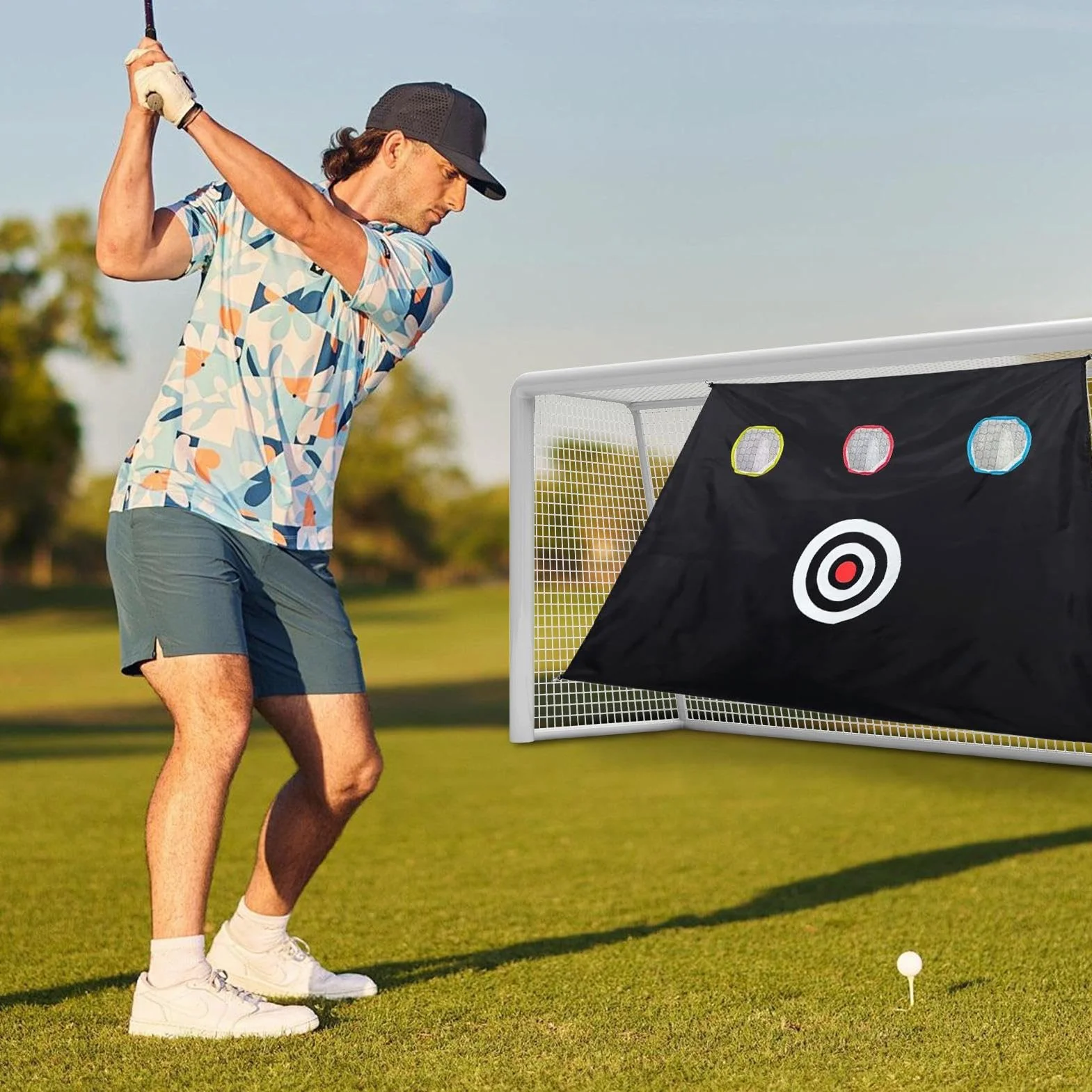 Red De Golf Diana Entrenamiento Herramienta Chip Drive Con Accesorios