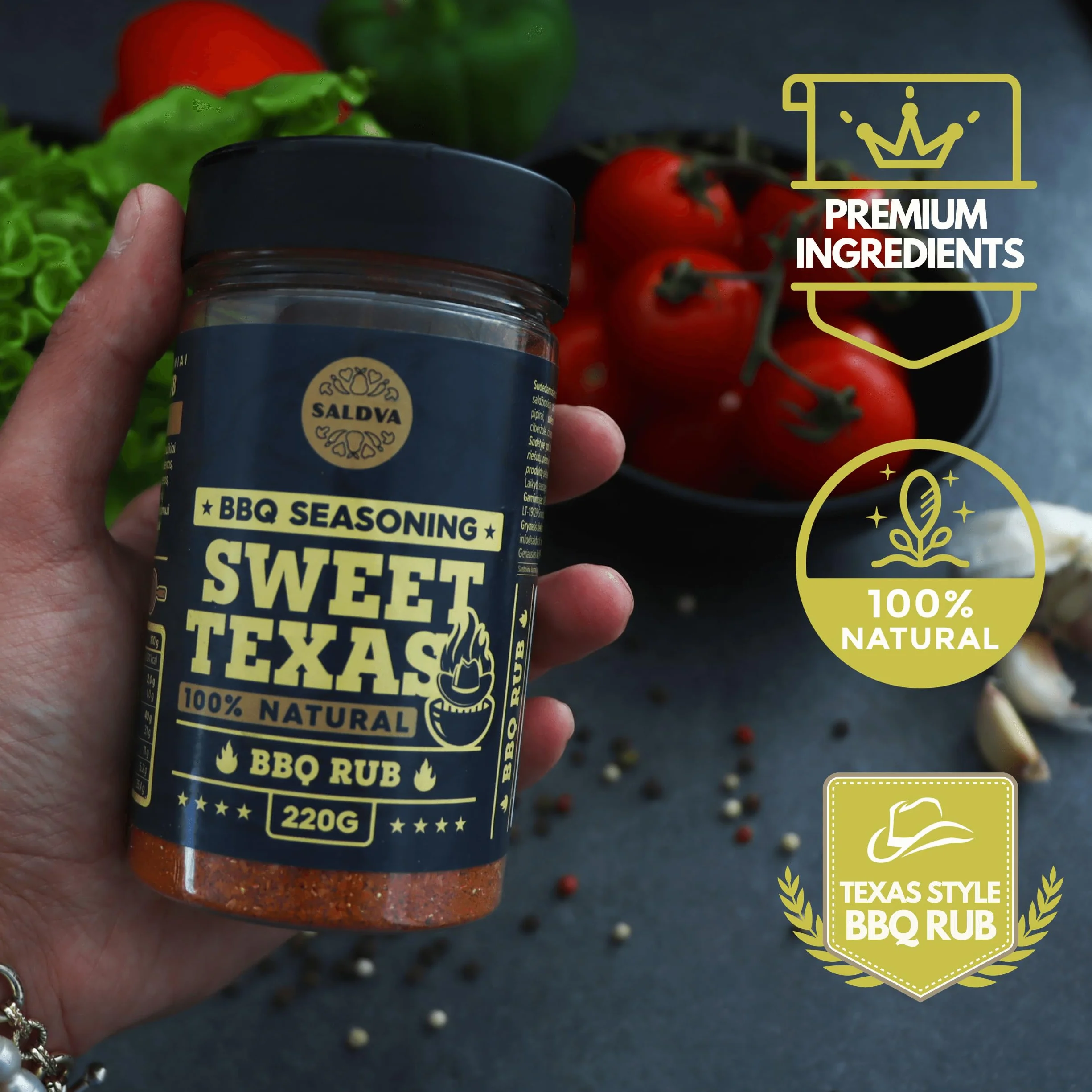 Meat Lovers BBQ Rub Gift Set - Holy Cow, Angel's Wings, Smoky Pig, Sweet Texas, Steak King & Adam's Ribs BBQ Rubs Pack of 6