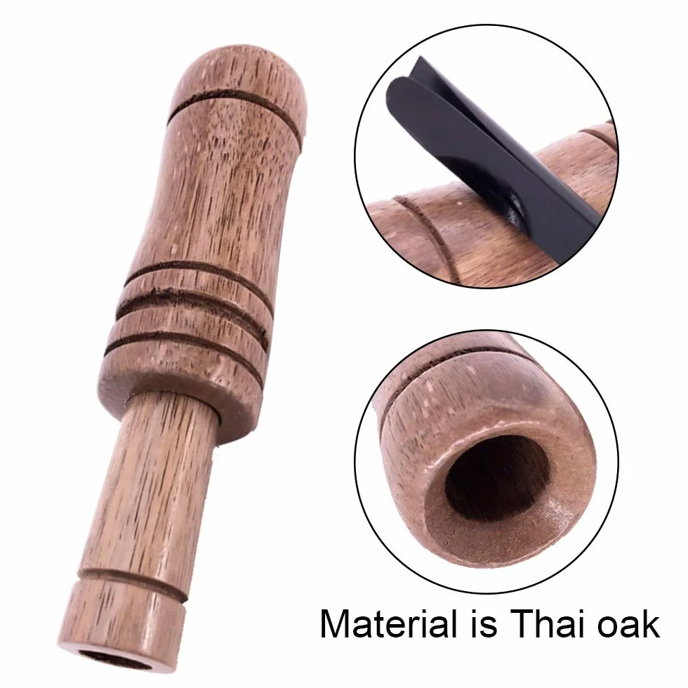 Silbato de Llamada de Pato de Madera para Caza al Aire Libre