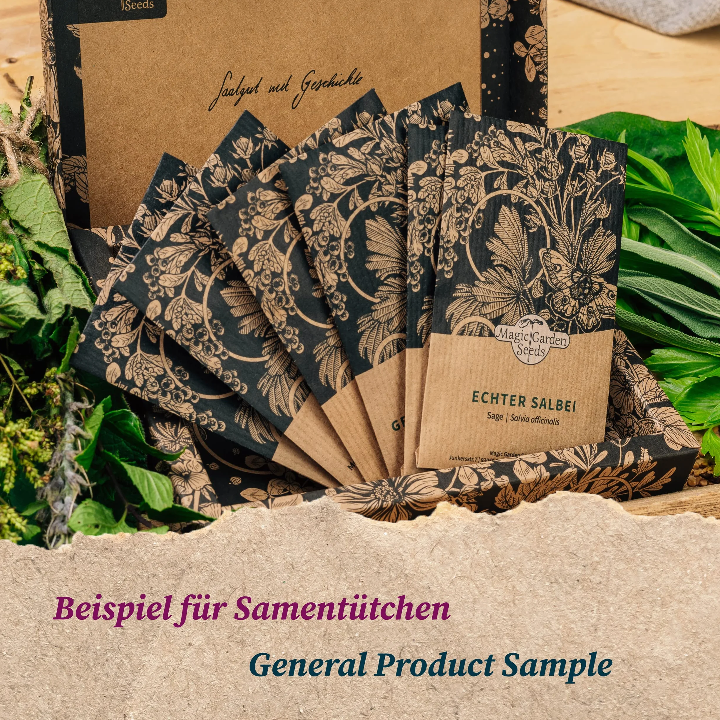 Flores comestibles- Set de regalo de semillas con 4 variedades aromáticas para agregar belleza y sabor a ensaladas, canapés y postres.