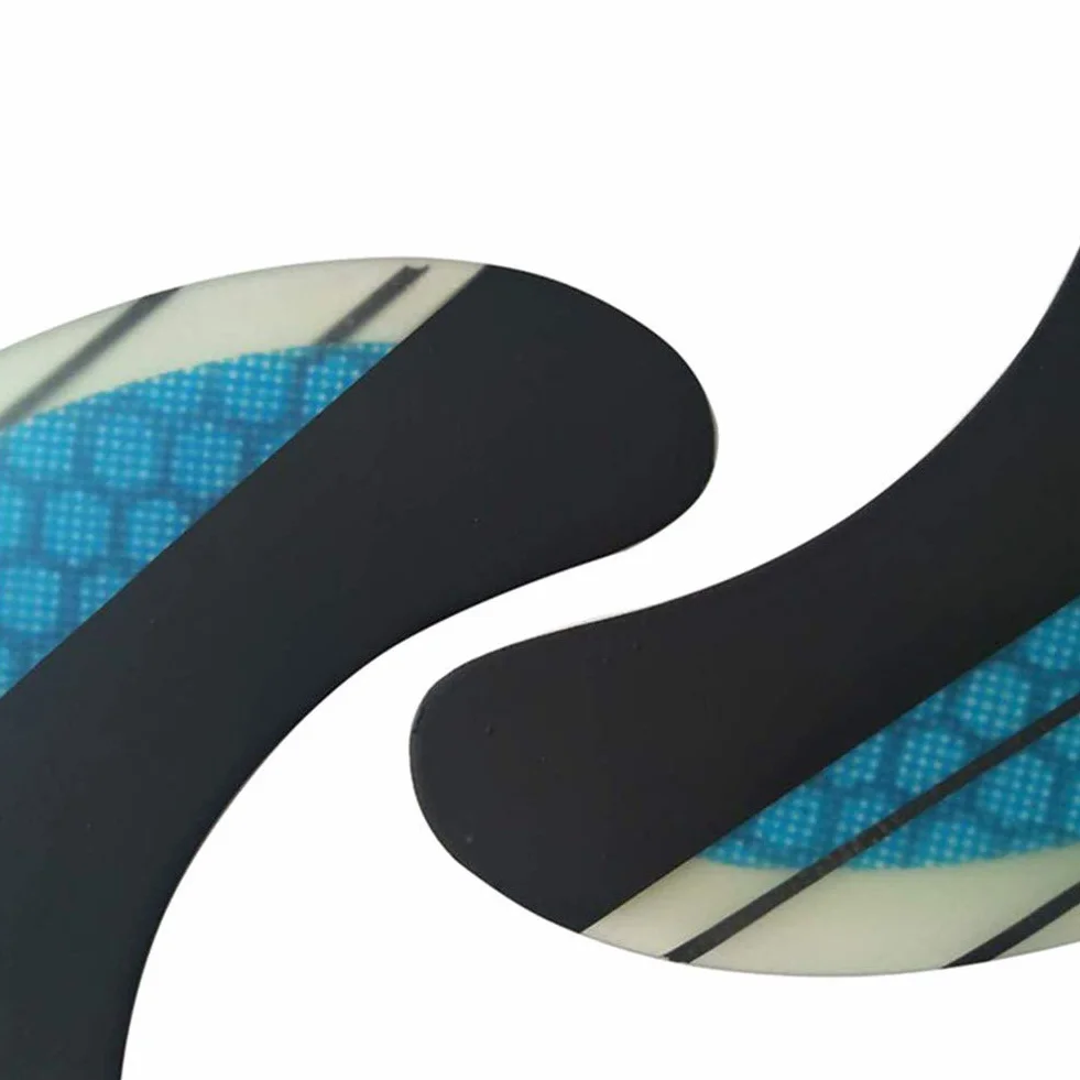 Topways Juego de Aletas para Tabla de Surf Fibra de Vidrio Panal de Abeja 3 Unidades FCS II G5 M