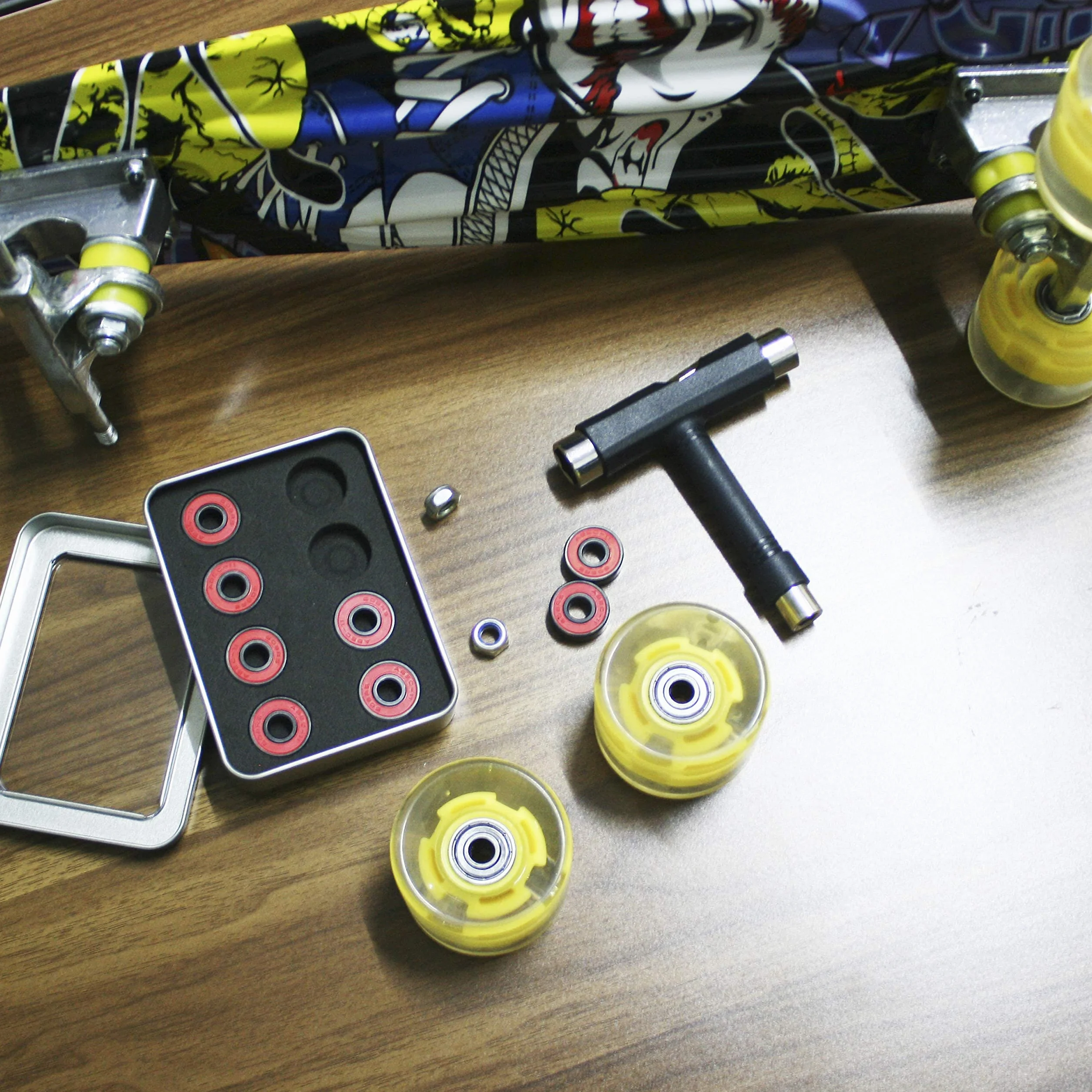 Senston Rodamientos de Bolas ABEC-11 608 RS 8 Piezas para Monopatín Velocidad