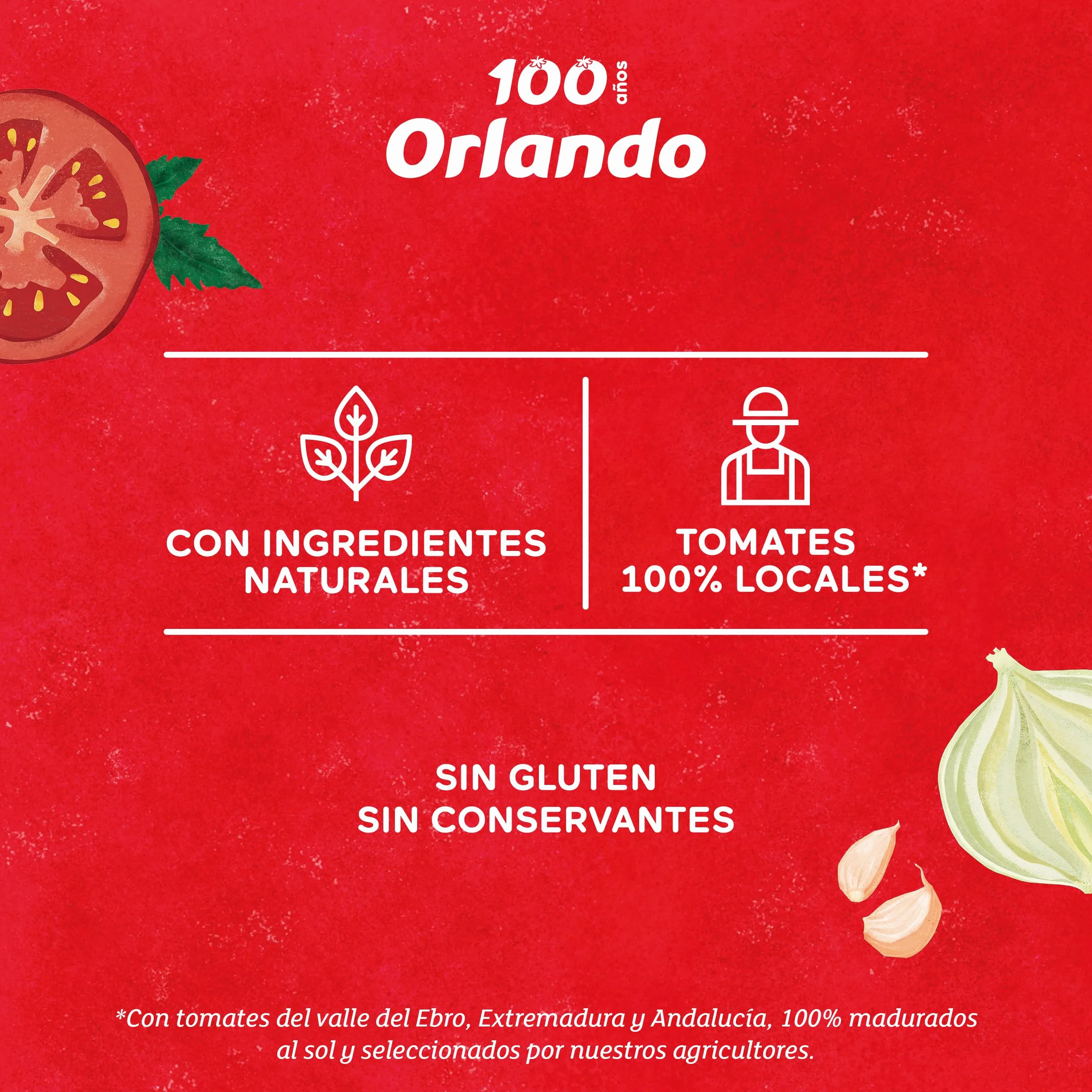 Orlando Tomate Frito Aceite de Oliva Virgen Extra Brik Pack 3 x 350g