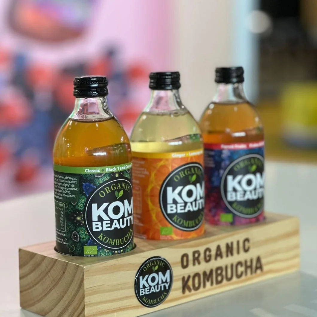 KOMBEAUTY - Bebida de kombucha, Pack de 12 Botellas de 33 cl. (Pack Mix)